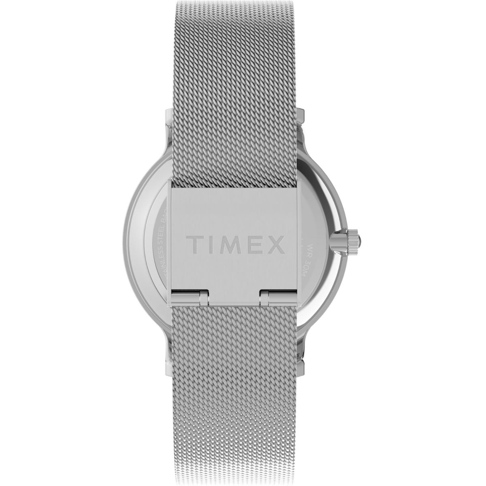 Timex Transcend Silver Dial Stainless Steel Women's Watch TW2Y10200