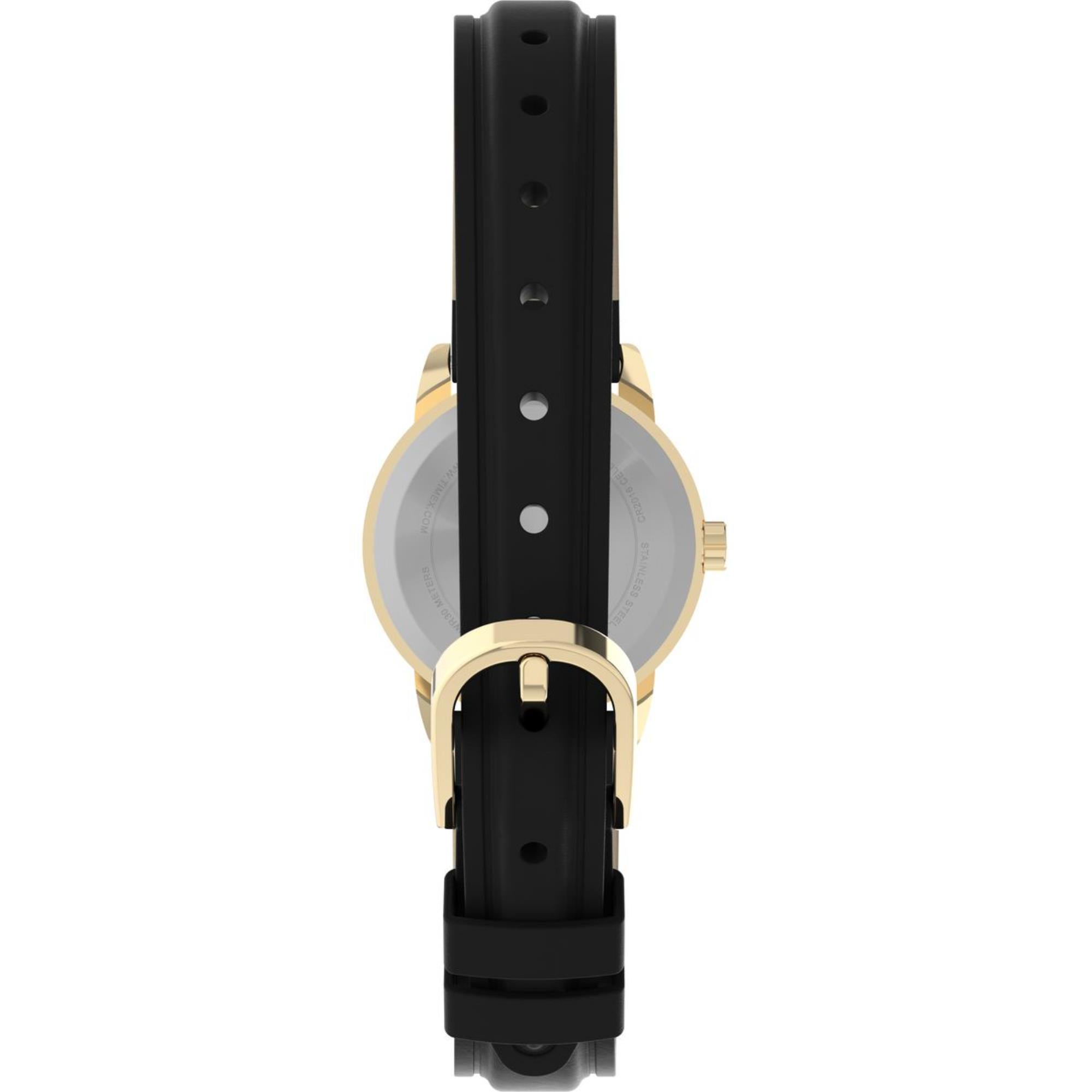 Timex Easy Reader White Dial Leather Strap Women's Watch T20433