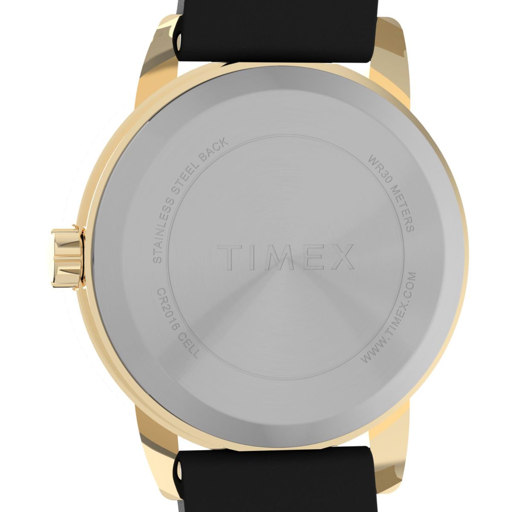 Timex Easy Reader White Dial Leather Strap Women's Watch T20433