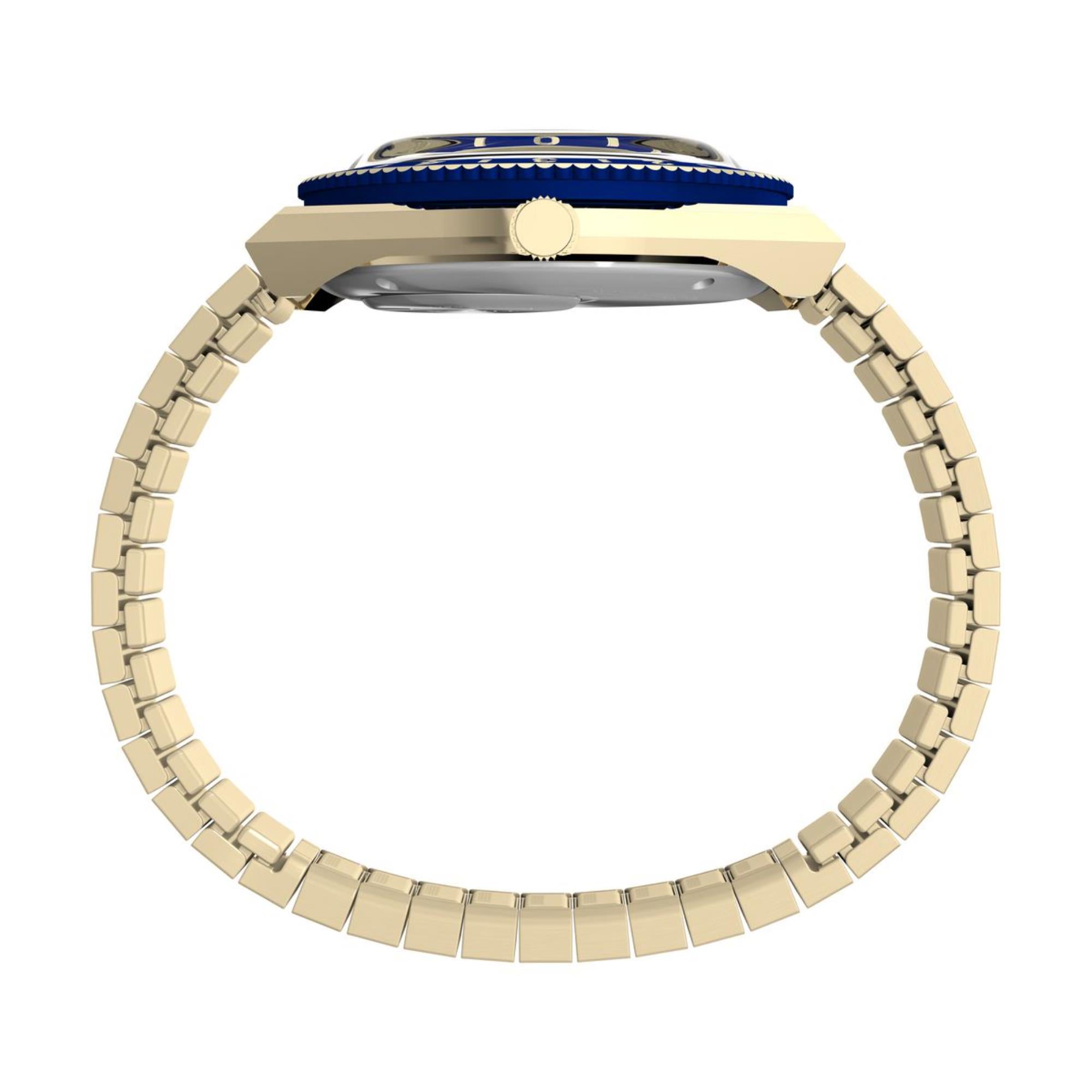 Timex Q Quartz Blue Dial Stainless Steel Strap Women's Watch TW2V92400