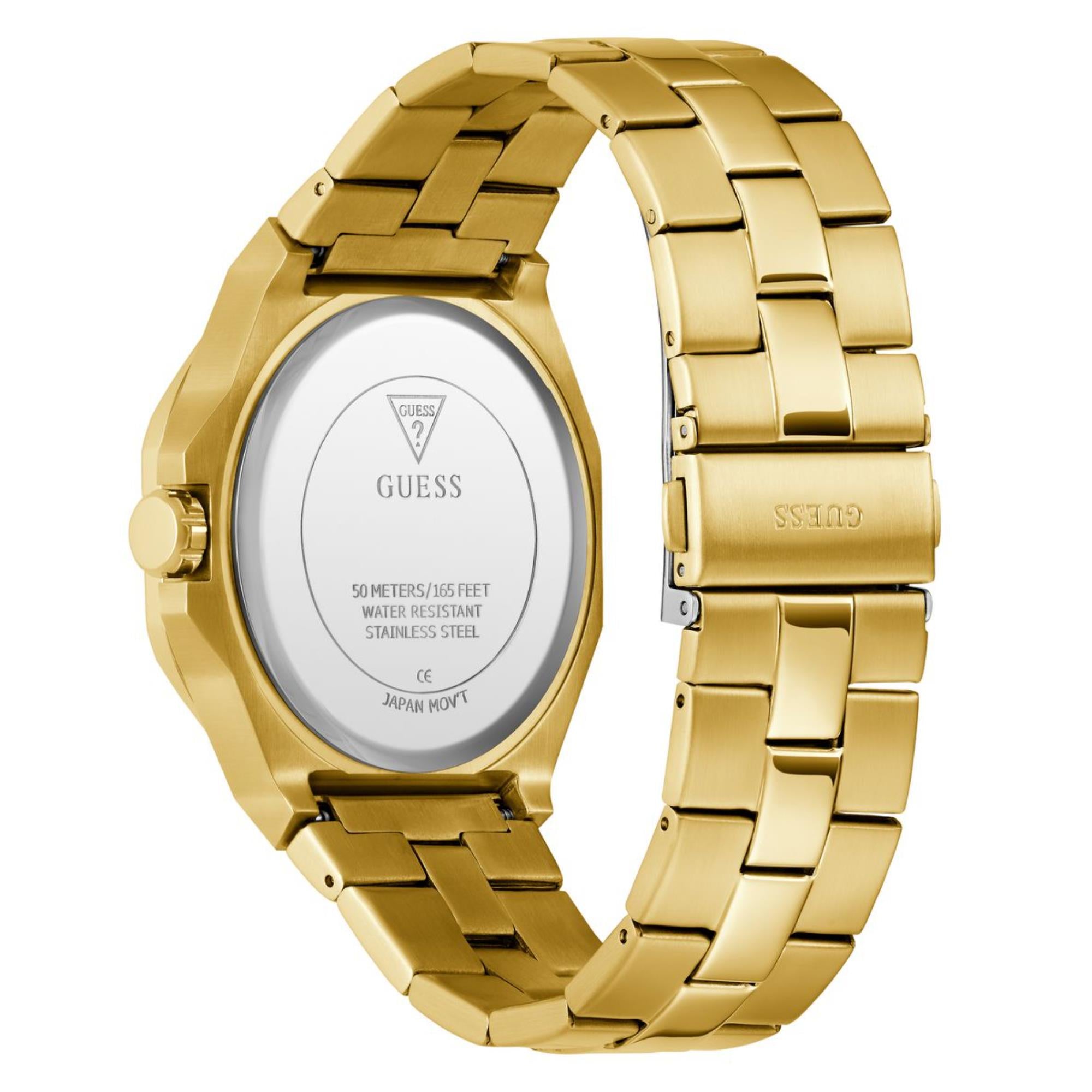 Guess Emperor Green Dial Stainless Steel Strap Men's Watch GW0849G2