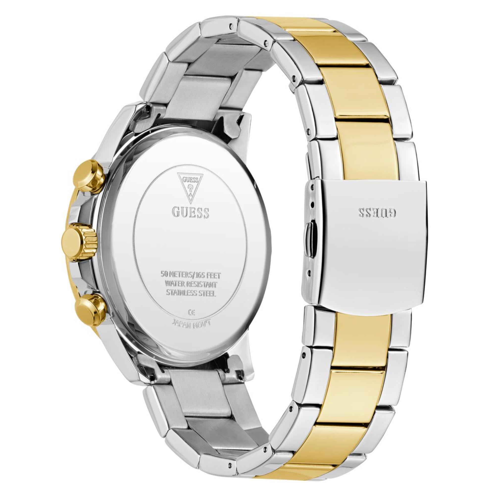 Guess Walker Green Dial Stainless Steel Strap Men's Watch GW0900G5