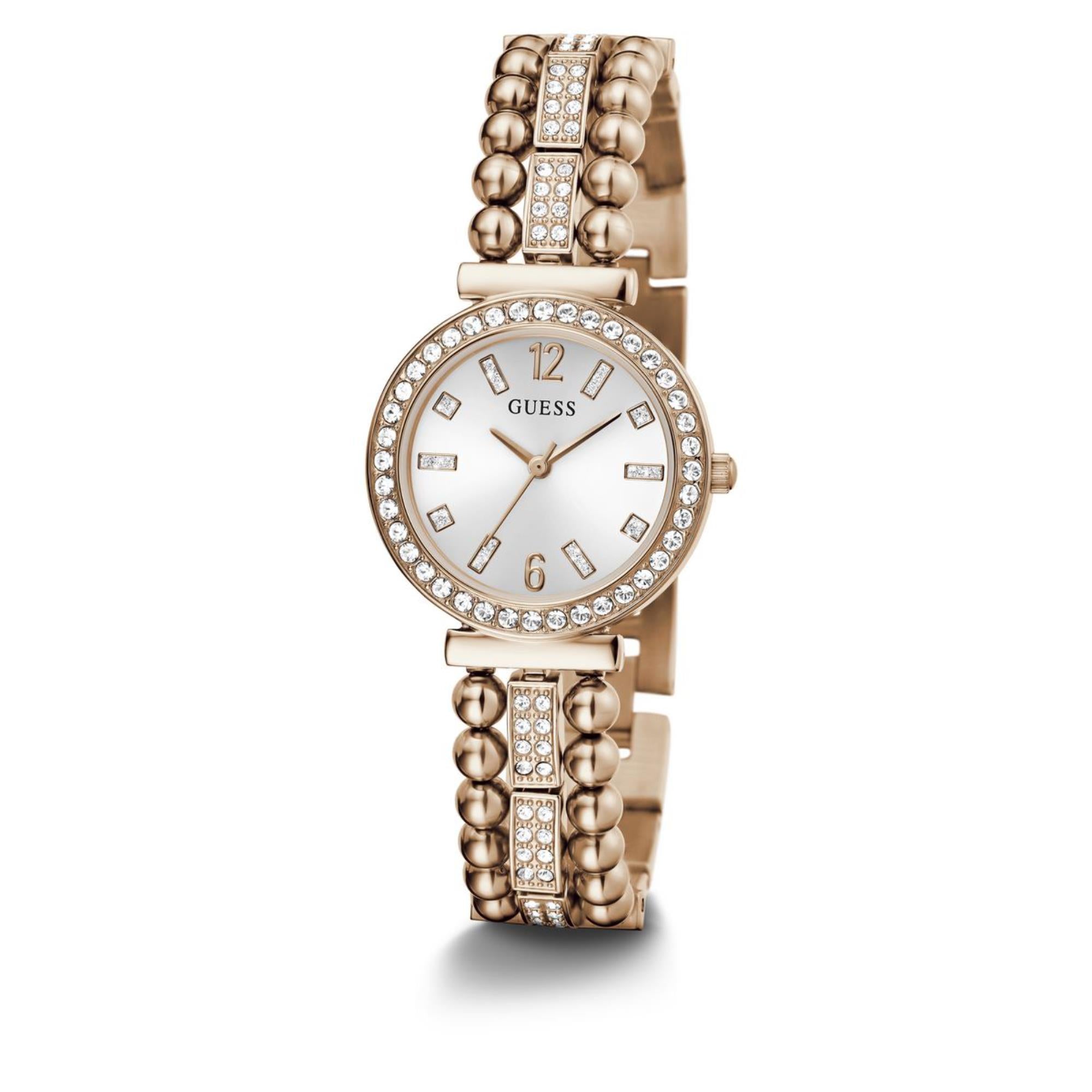 Guess Gala White Dial Stainless Steel Strap Women's Watch GW0401L3