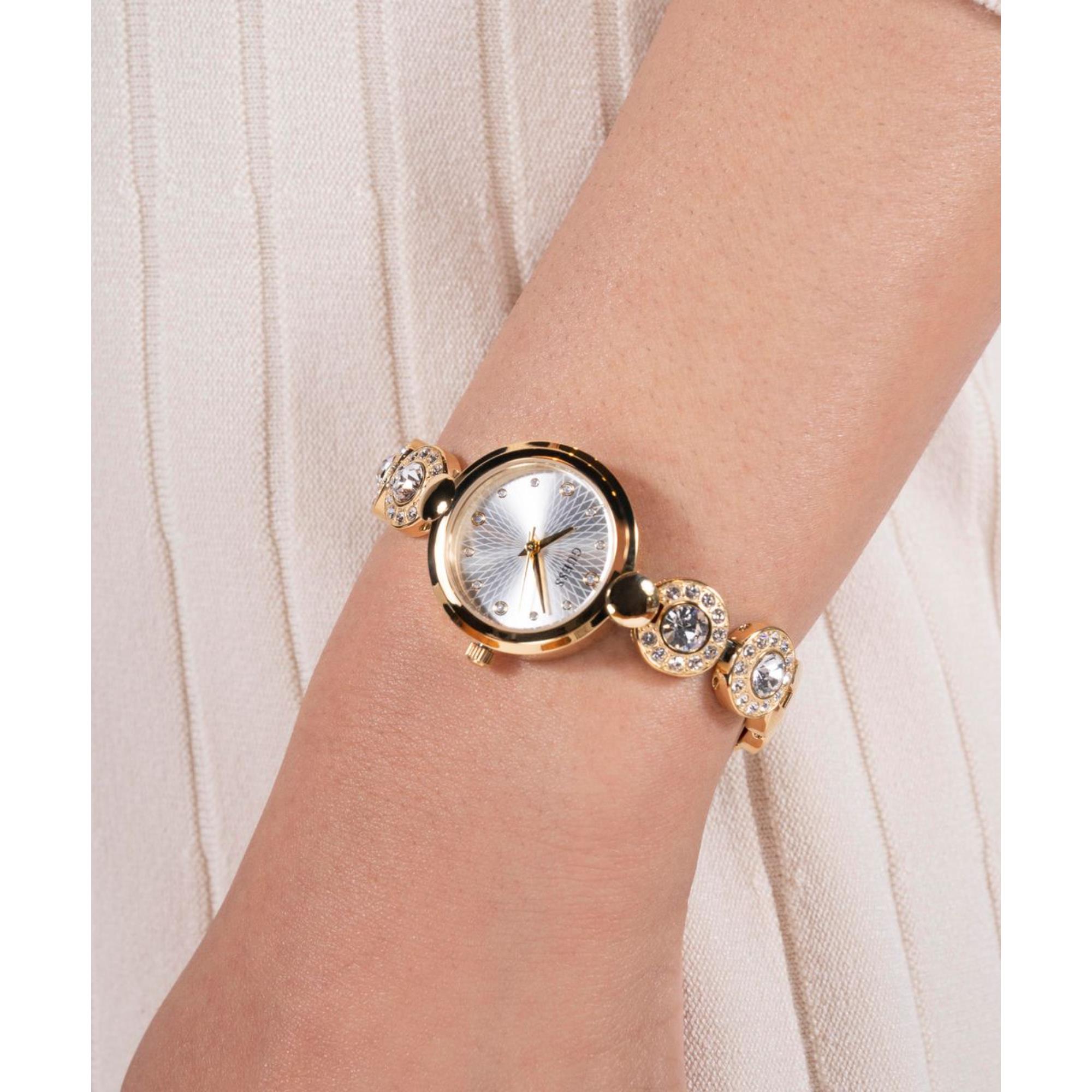 Guess Stardom Silver Dial Stainless Steel Strap Women's Watch GW0757L2