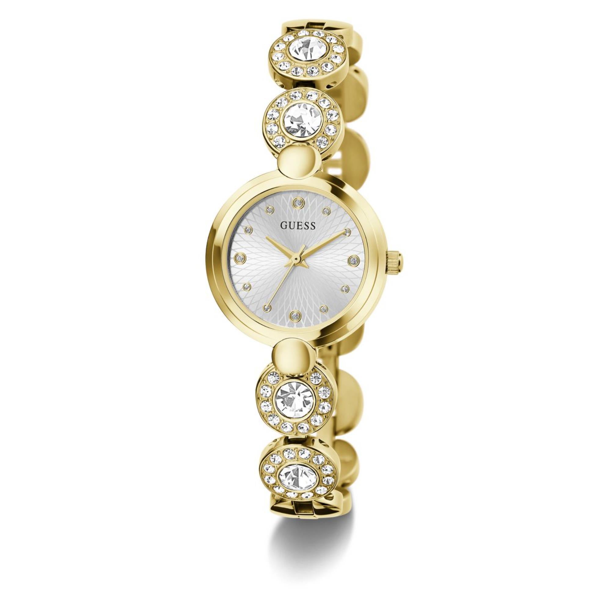 Guess Stardom Silver Dial Stainless Steel Strap Women's Watch GW0757L2