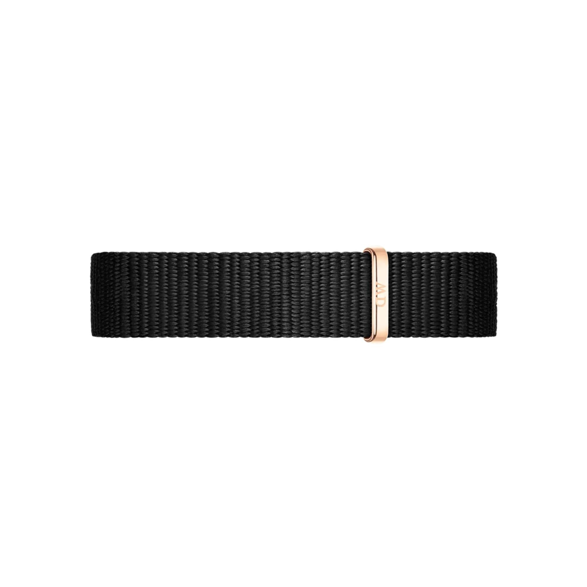 Daniel Wellington Petite Black Dial Fabric Strap Women's Watch DW00100247