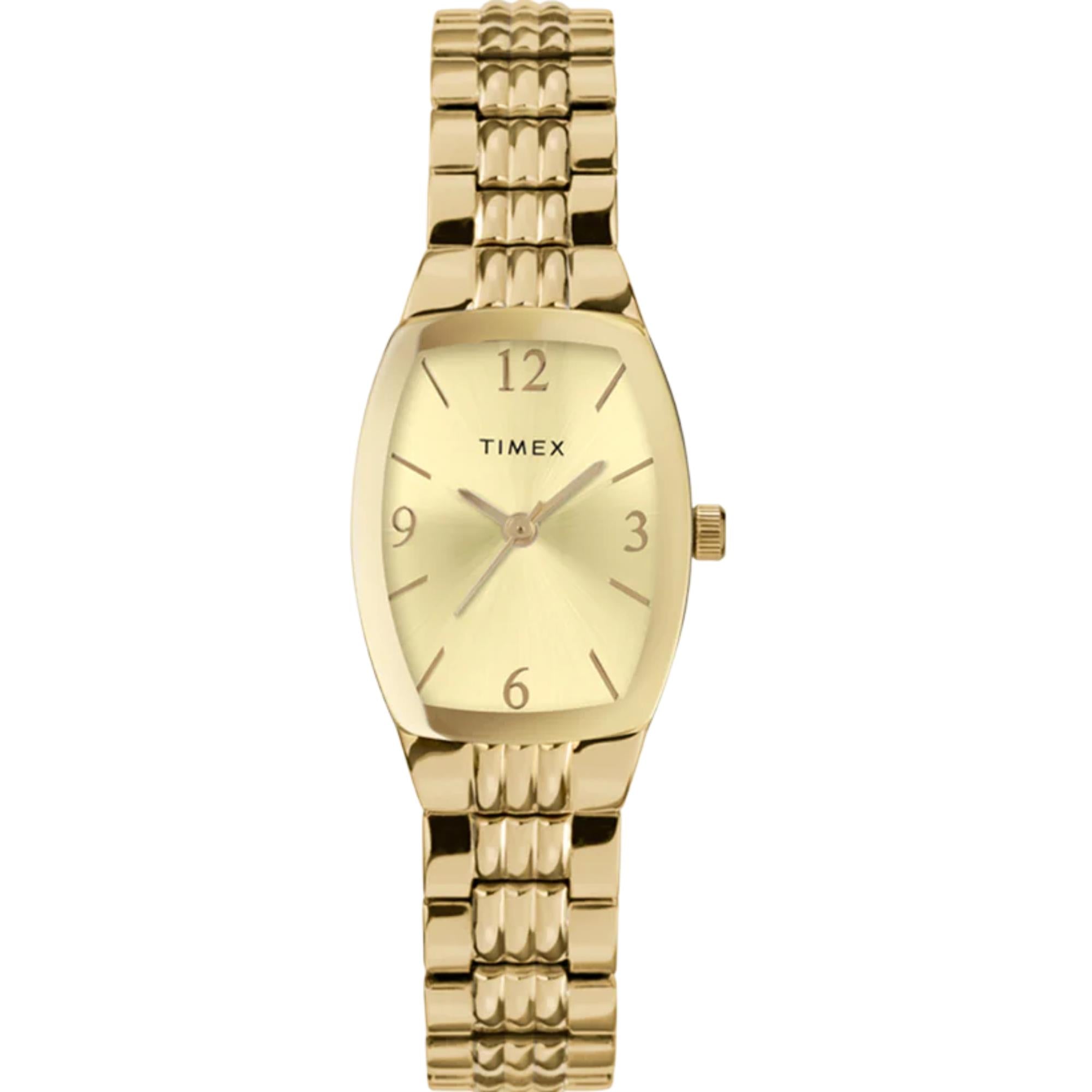 Timex Main Street Champagne Dial Stainless Steel Strap Women's Watch TW2V25600