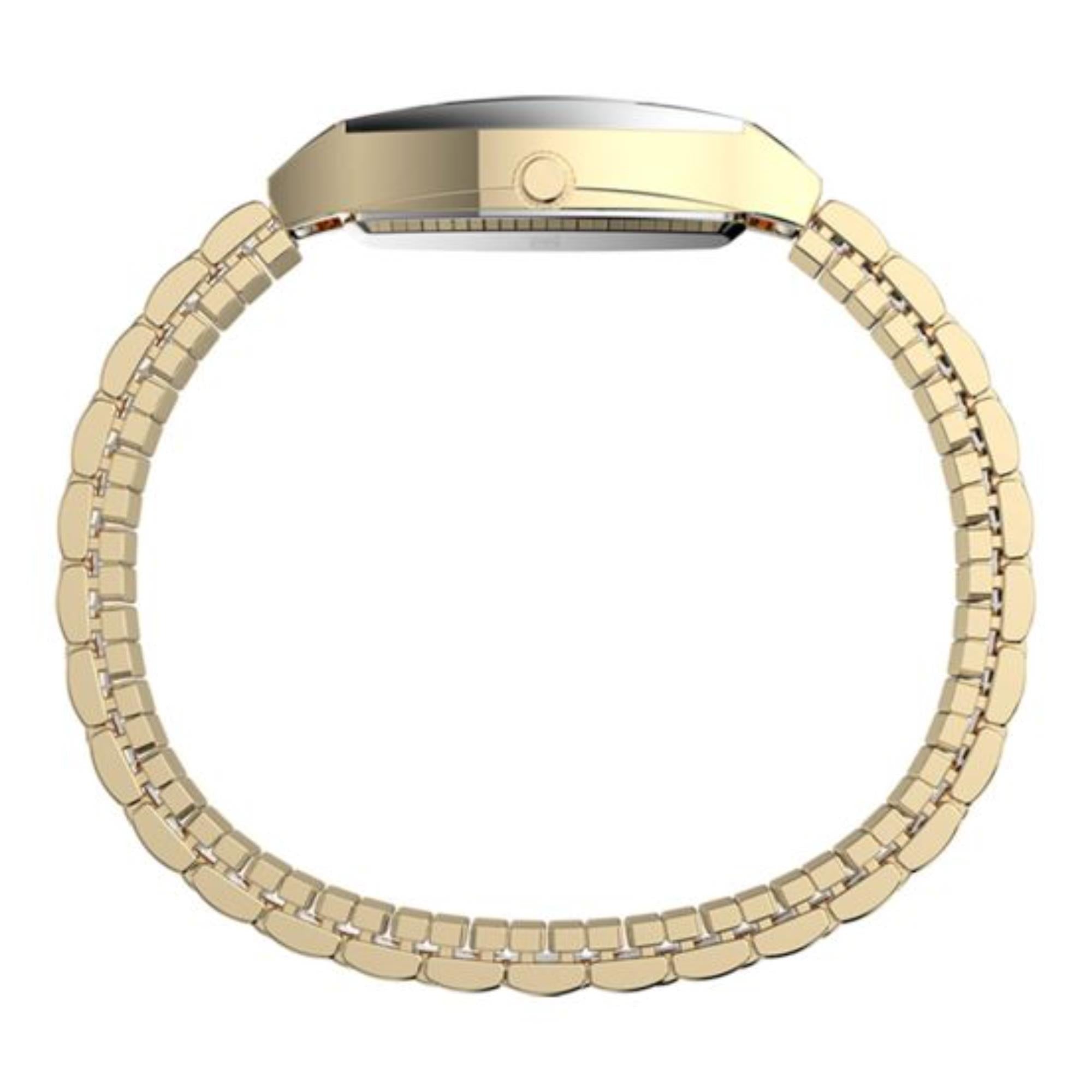 Timex Main Street Champagne Dial Stainless Steel Strap Women's Watch TW2V25600