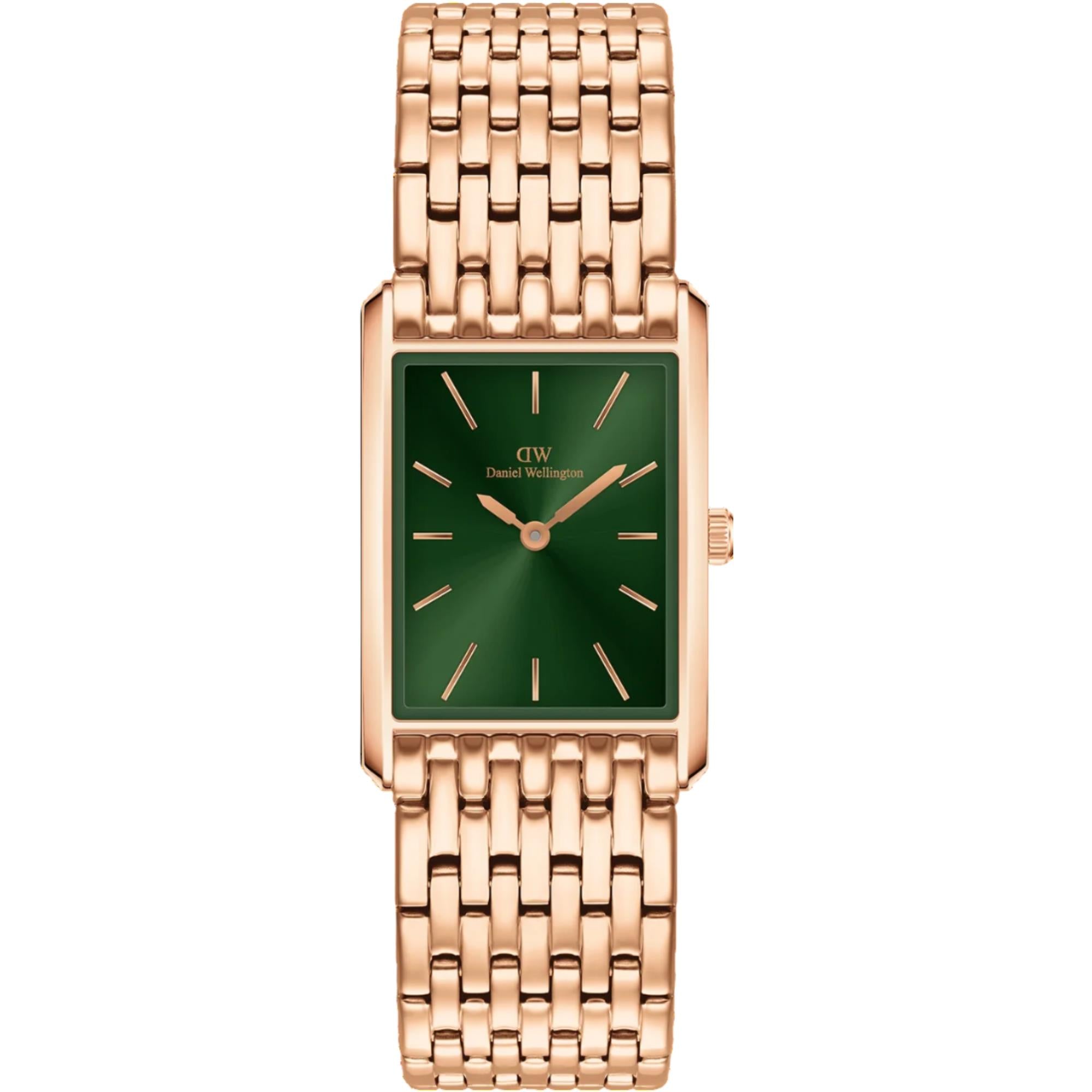 Daniel Wellington Bound Green Dial Stainless Steel Strap Women's Watch DW00100704