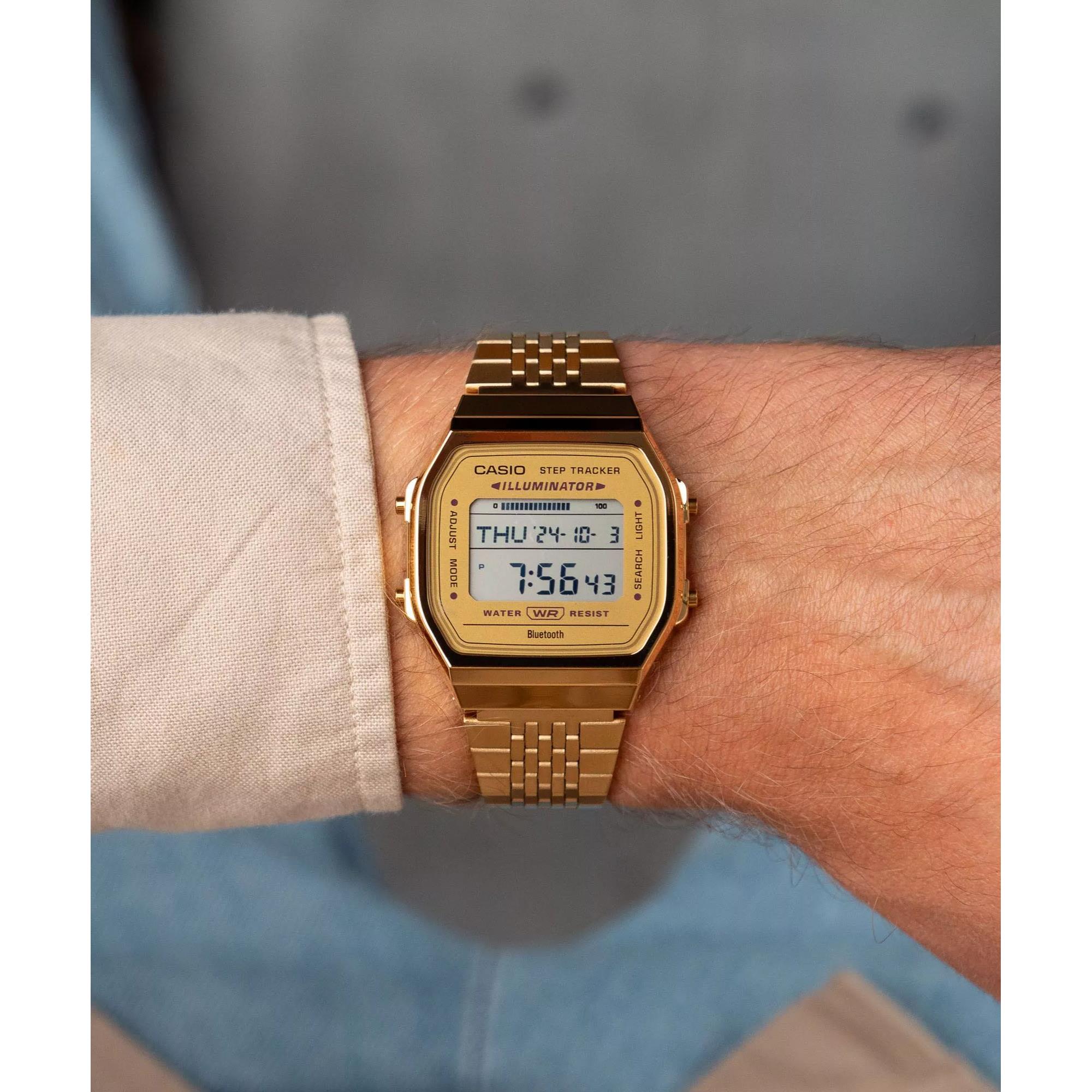 Casio Vintage Digital Steel Strap Watch ABL-100WEG-9AEF