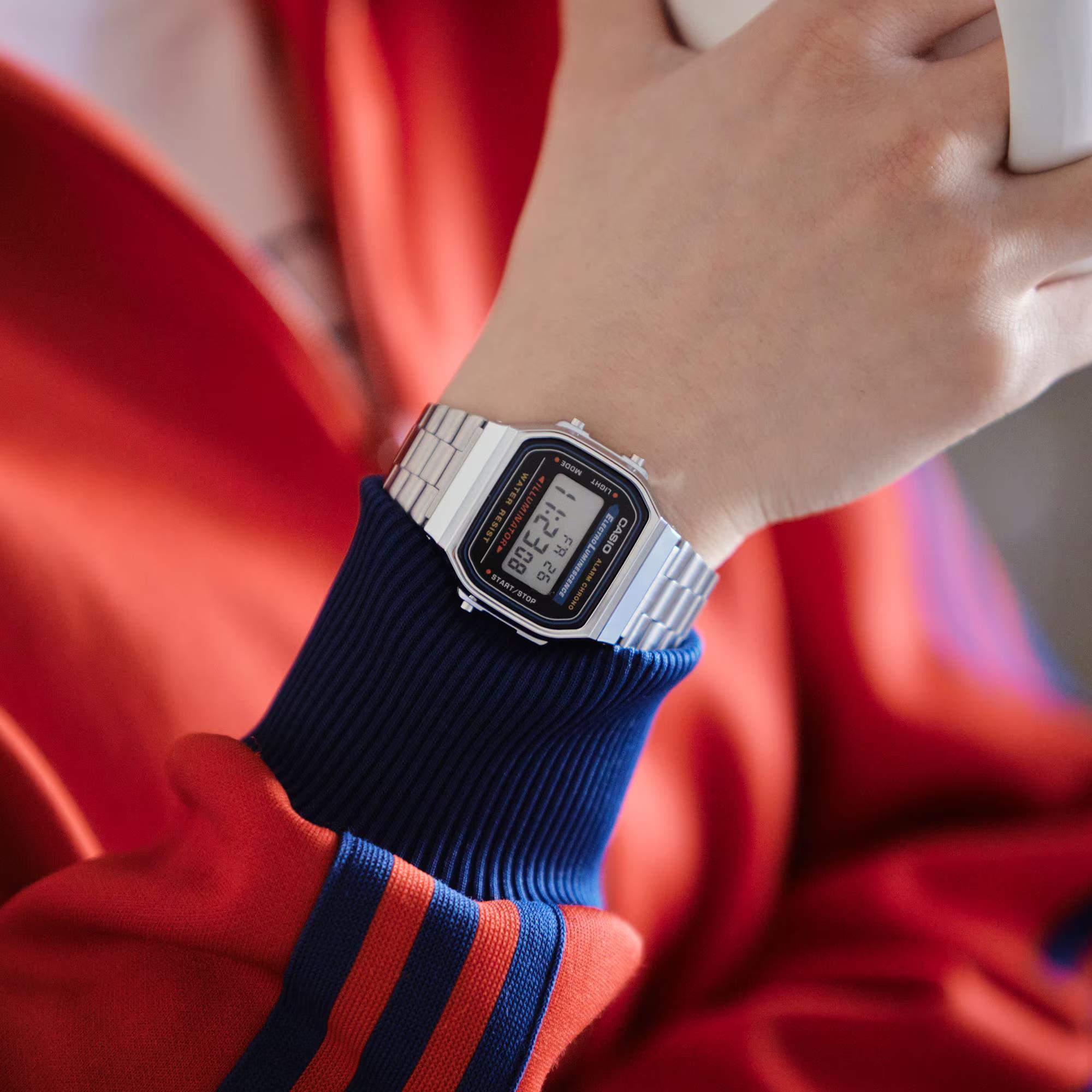 Casio Classic Collection Retro Alarm Chronograph Men's Watch A168WA-1YES