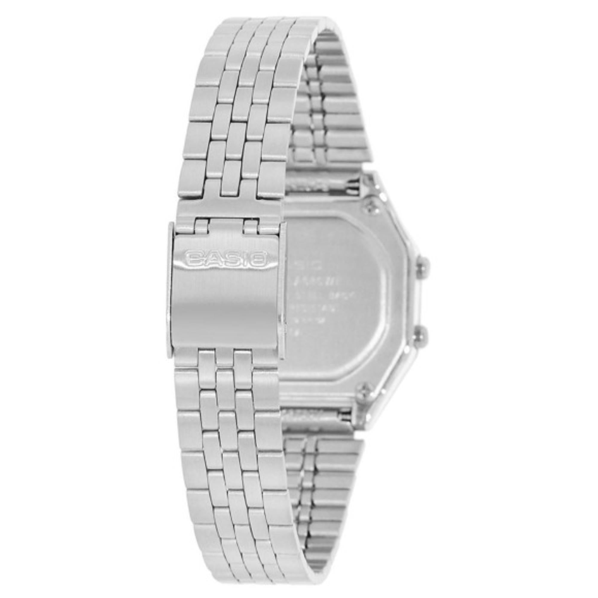 Casio Collection Quartz Digital Stainless Steel Strap Women's Watch LA680WEA-7EF