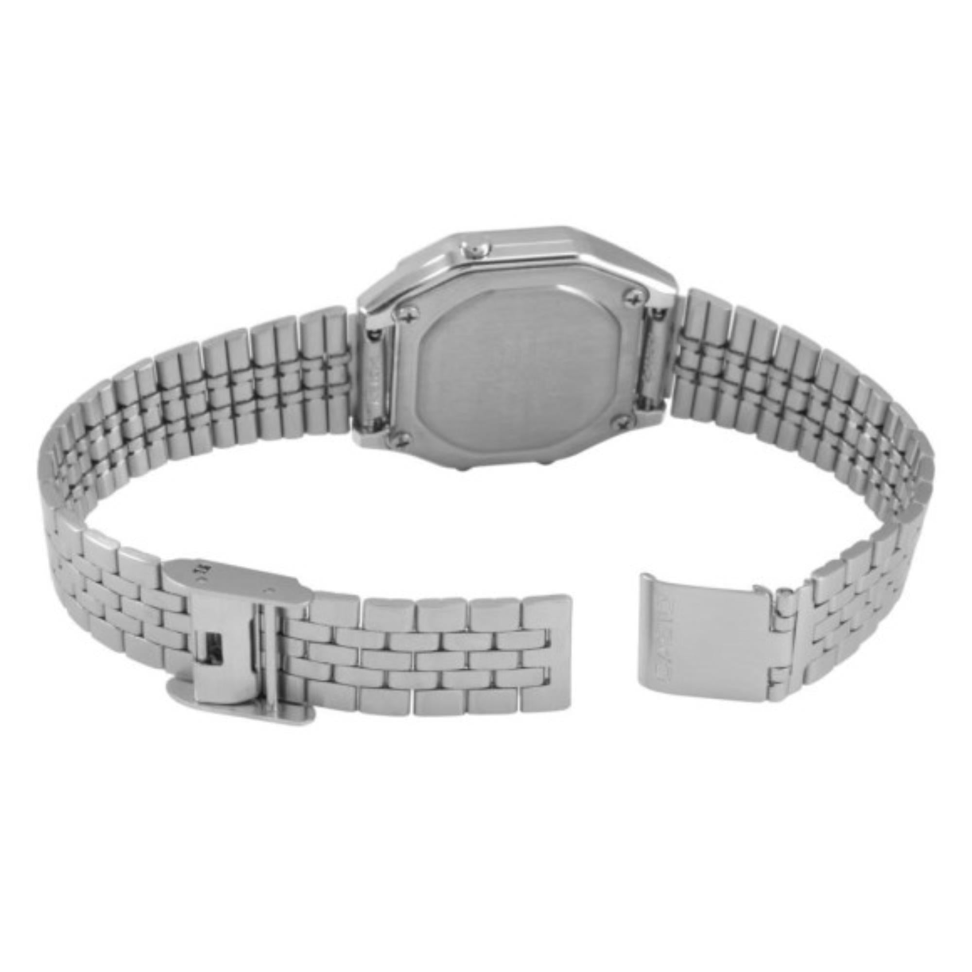 Casio Collection Quartz Digital Stainless Steel Strap Women's Watch LA680WEA-7EF