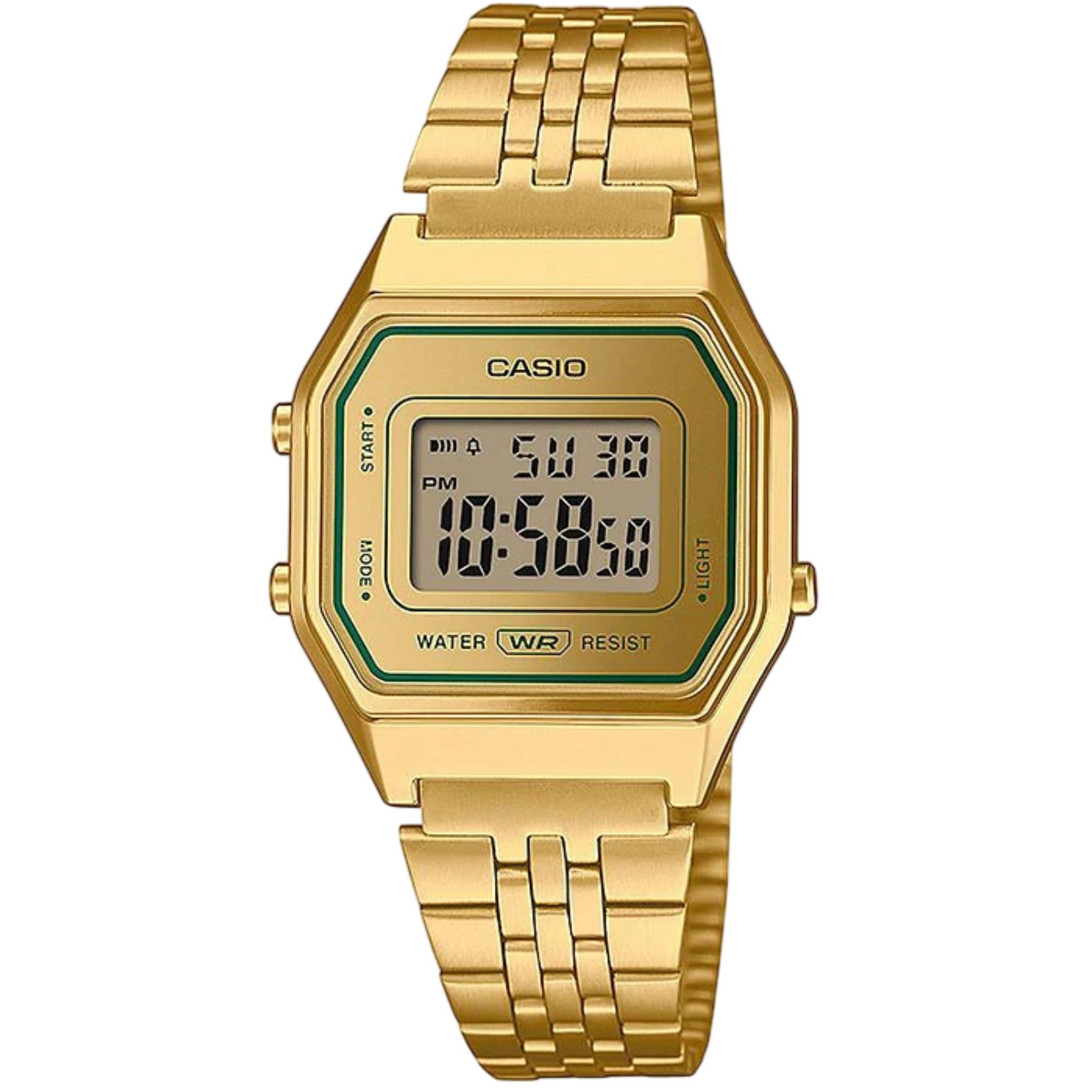 Casio Vintage Digital Stainless Steel Strap Unisex Watch LA680WEGV-9AEF