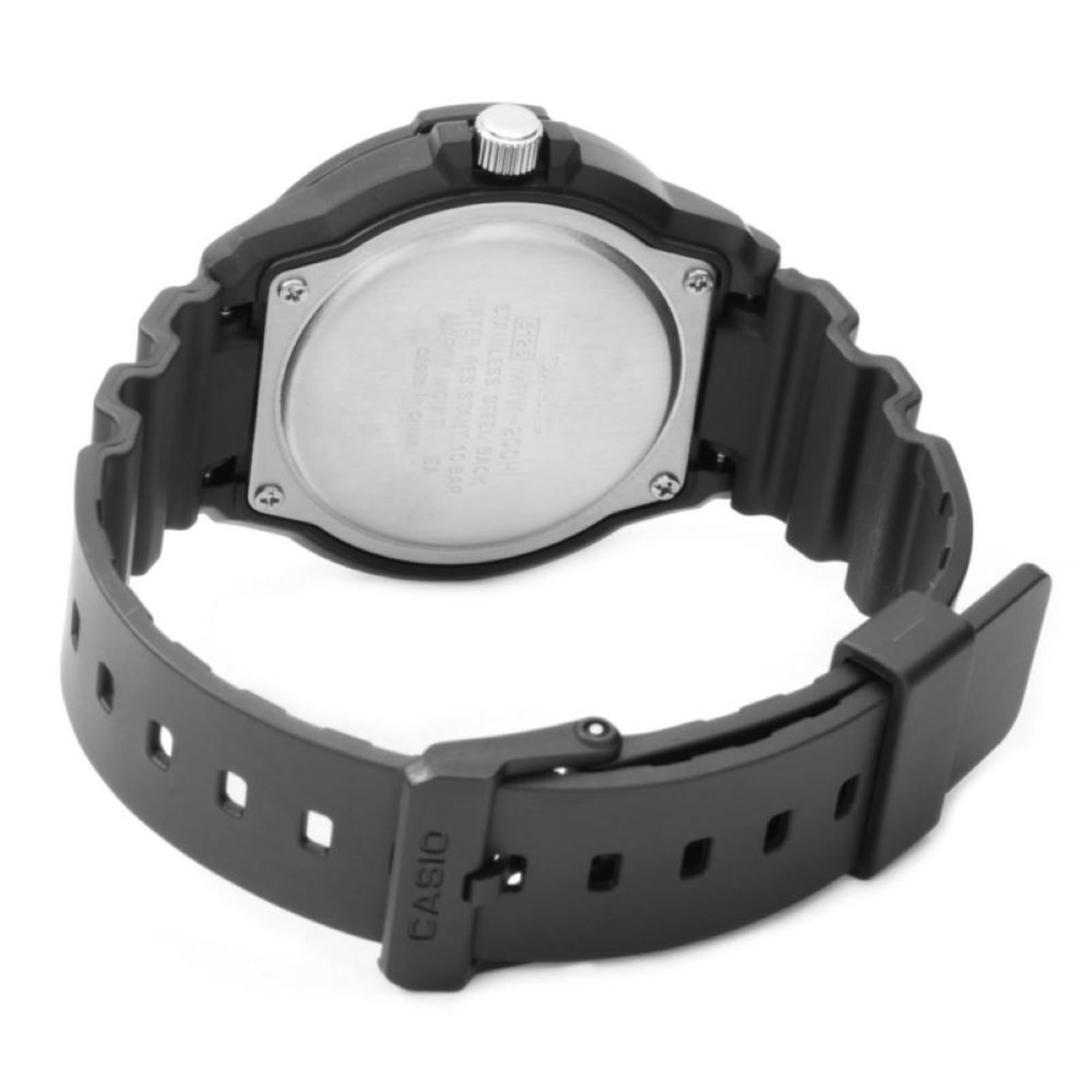 Casio Collection Sports Black Dial Resin Strap  Men's Watch MRW-200H-1BVES