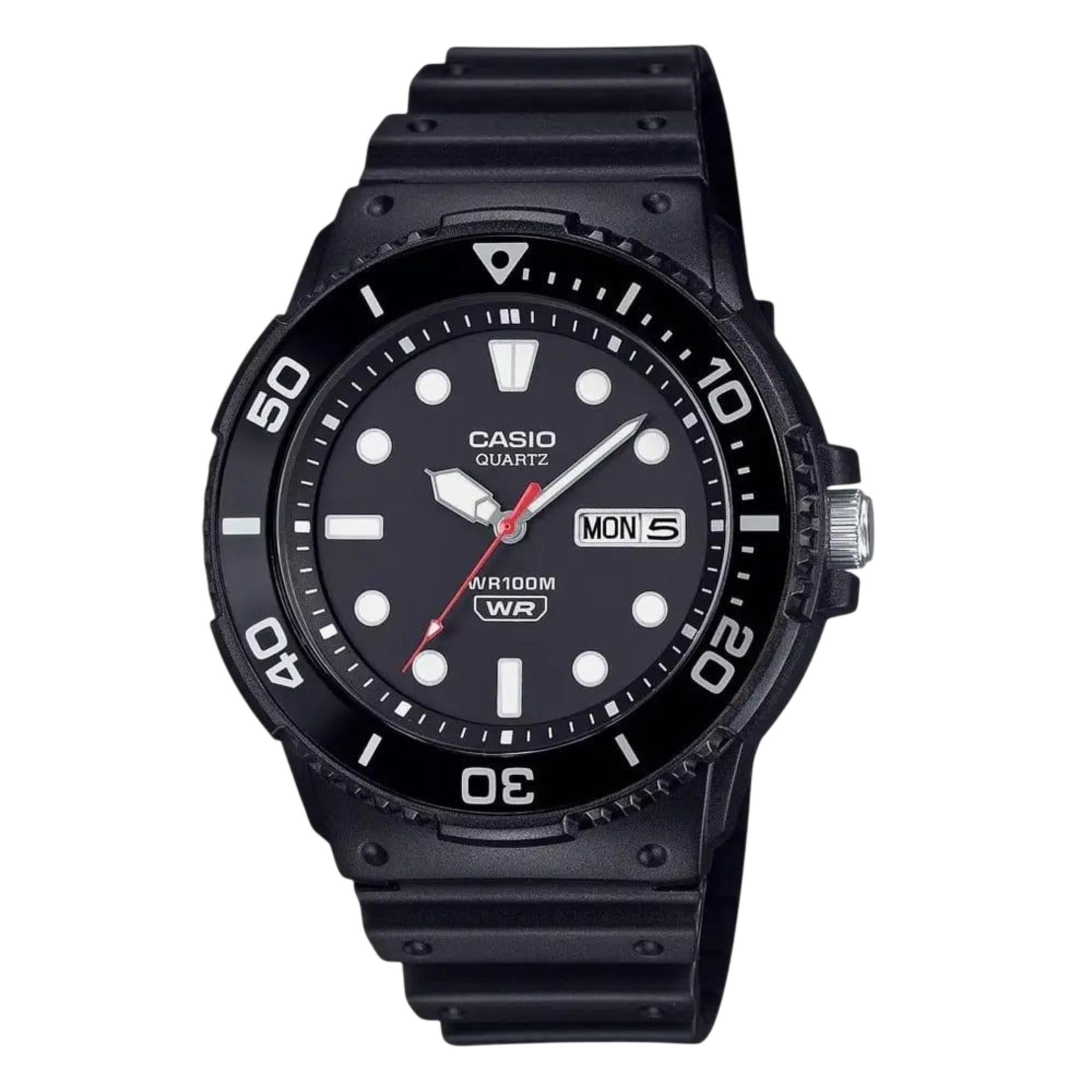 Casio Vintage Diver Black Dial Resin Strap Men's Watch MRW-230H-1E1VEF