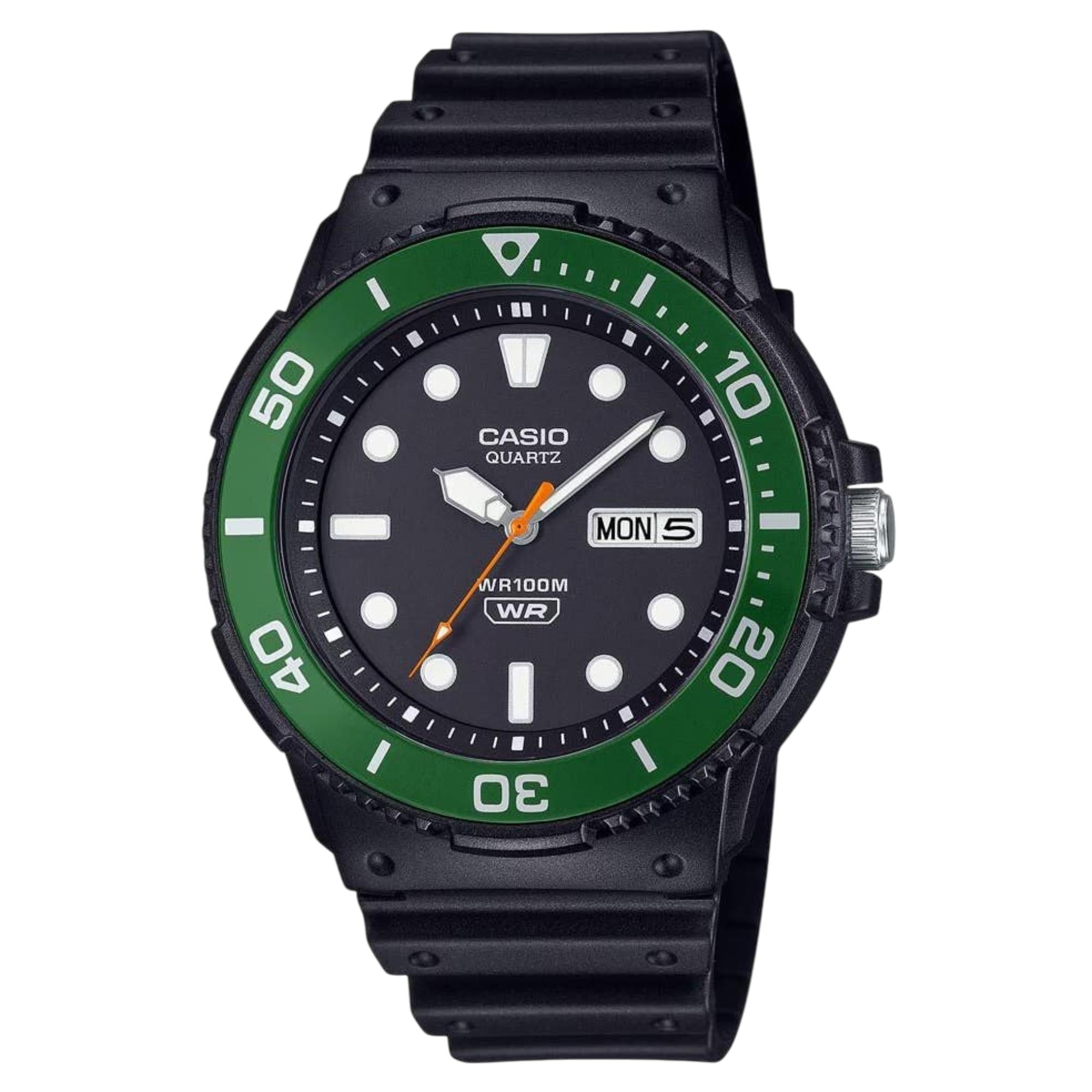 Casio Vintage Diver Black Dial Resin Strap Men's Watch MRW-230H-1E3VEF