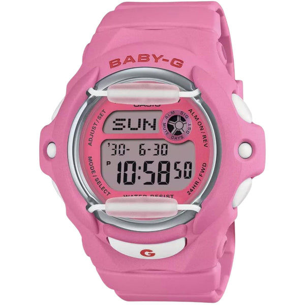 Casio BABY-G Series Digital Pink Dial Resin Strap Women's Watch BG-169CH-4ER