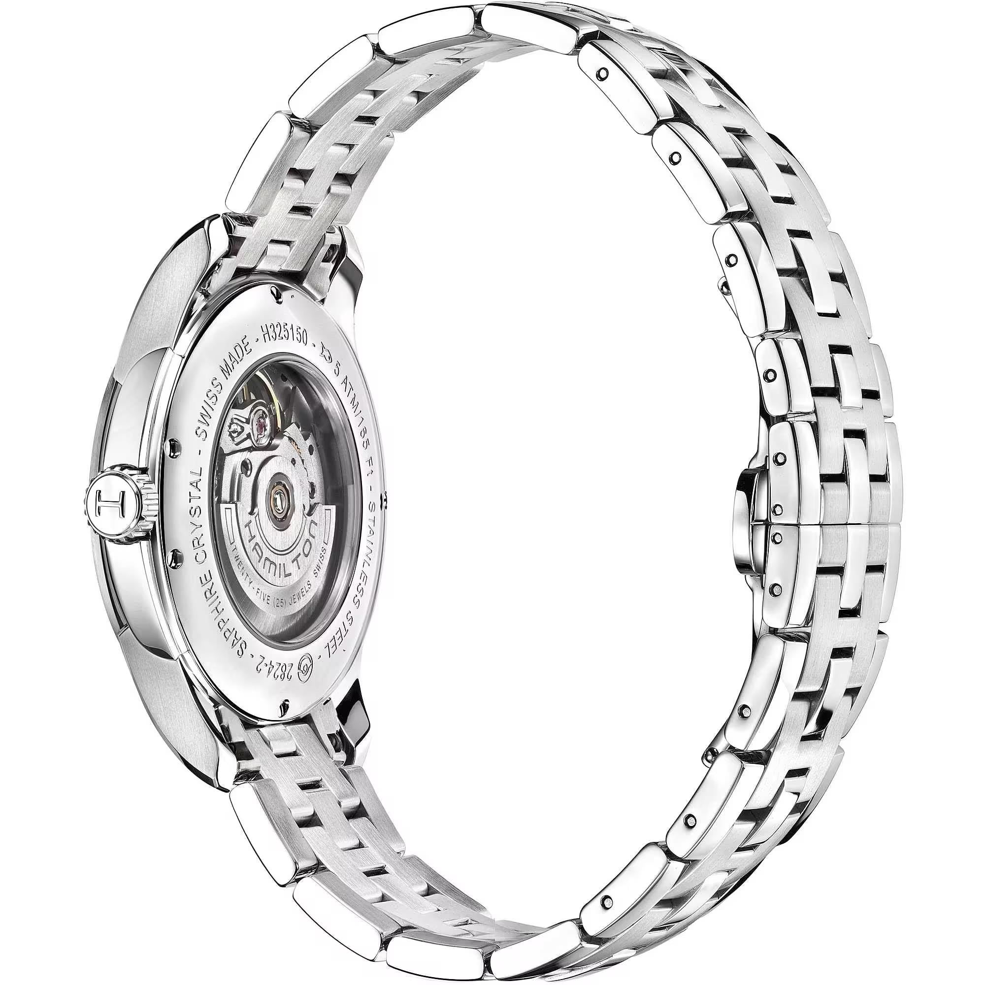 Hamilton Jazzmaster Viewmatic Automatic Silver Dial Steel Strap Men's Watch H32515155