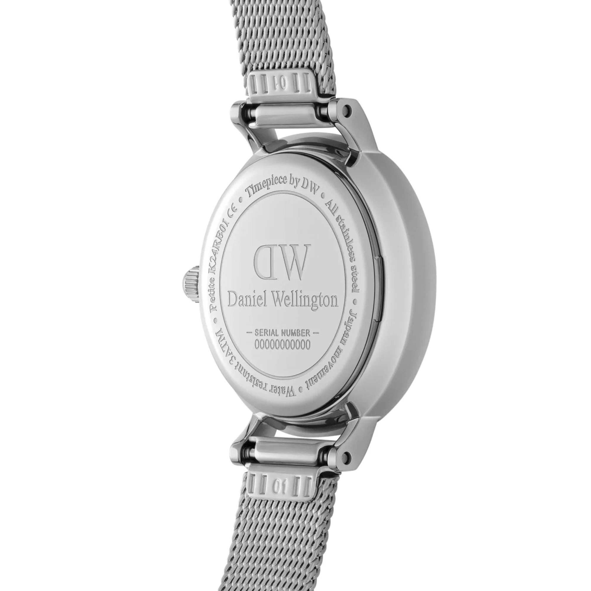 Daniel Wellington Petite Unitone Quartz Silver Dial Steel Strap Women's Watch DW00100464