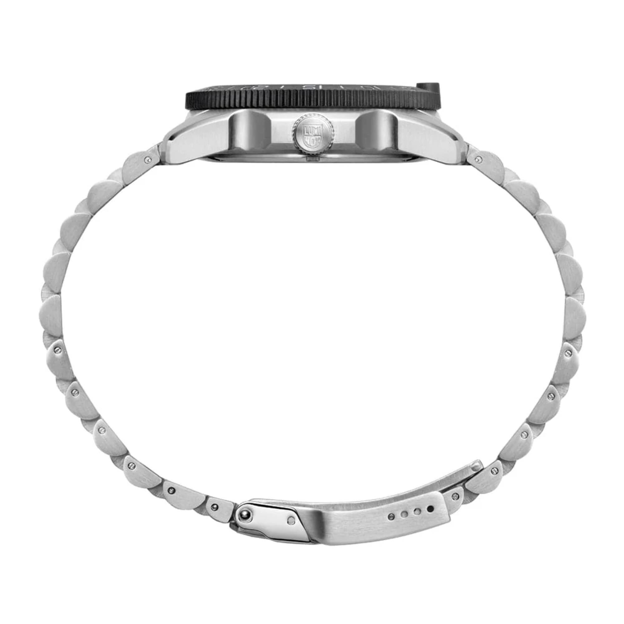 Luminox Pacific Diver Ripple Collection Quartz Mother Of Pearl Dial Stainless Steel Strap Unisex Watch XS.3126M