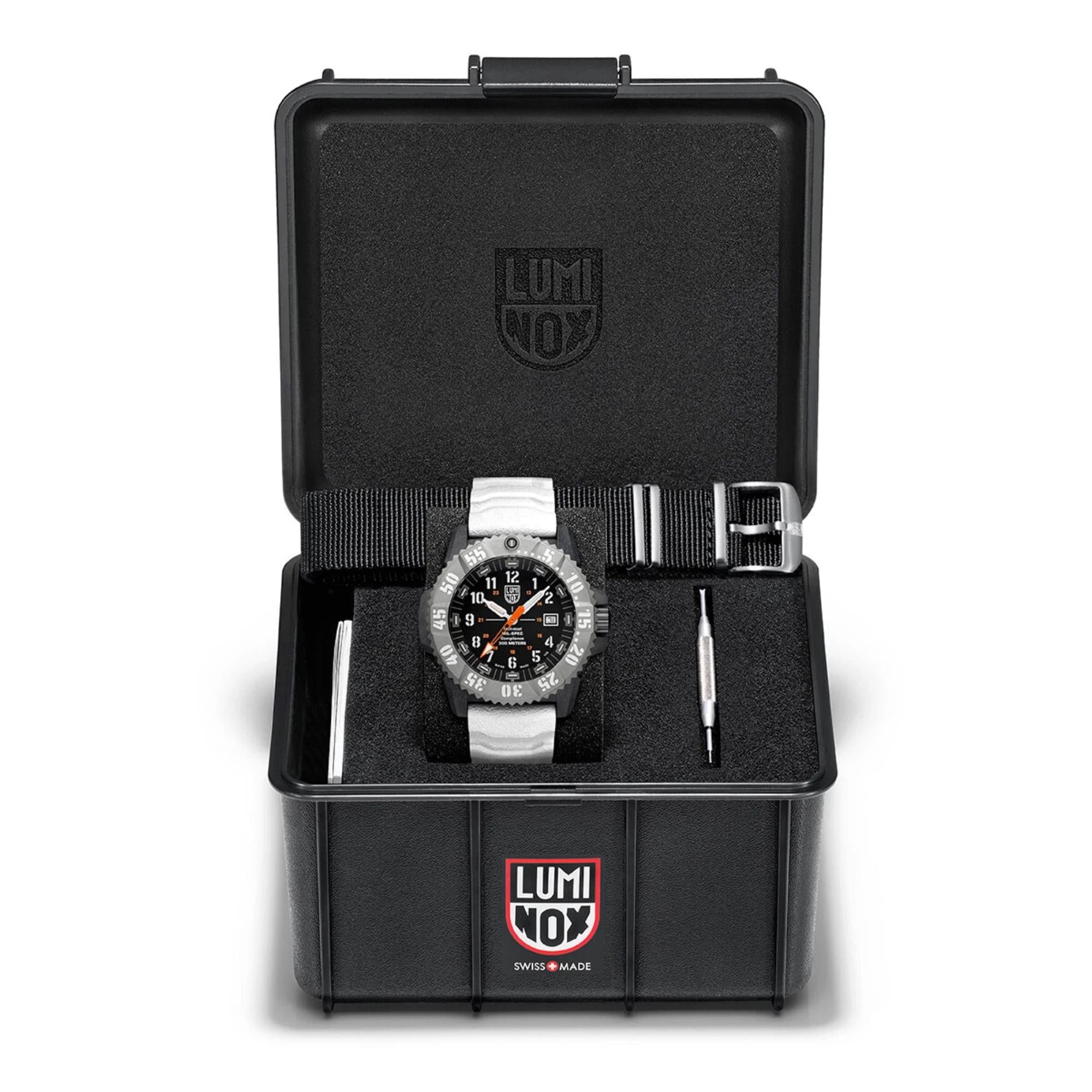 Luminox MIL-SPEC 3350 Series Black Dial Rubber Strap Men's Watch XL.3359.SET