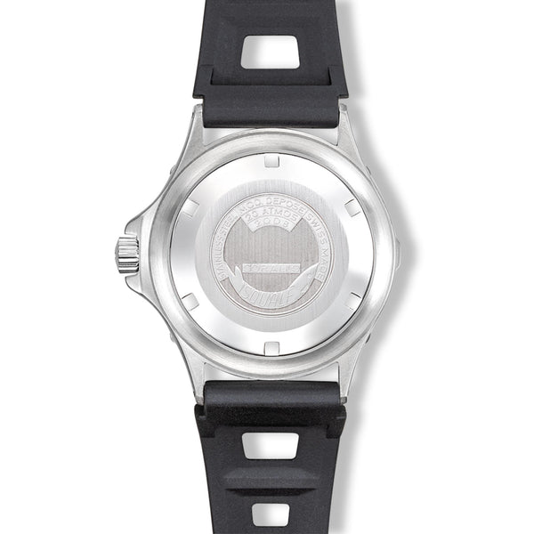 Squale Corallo NOS 2008 Automatic Sunray Blue Dial Rubber Strap Men's Watch CORALBLBL.RBK