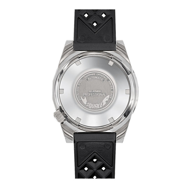 Squale 1521 Full Luminous Automatic Super-Luminova Dial Rubber Strap Men's Watch 1521FULL.HT