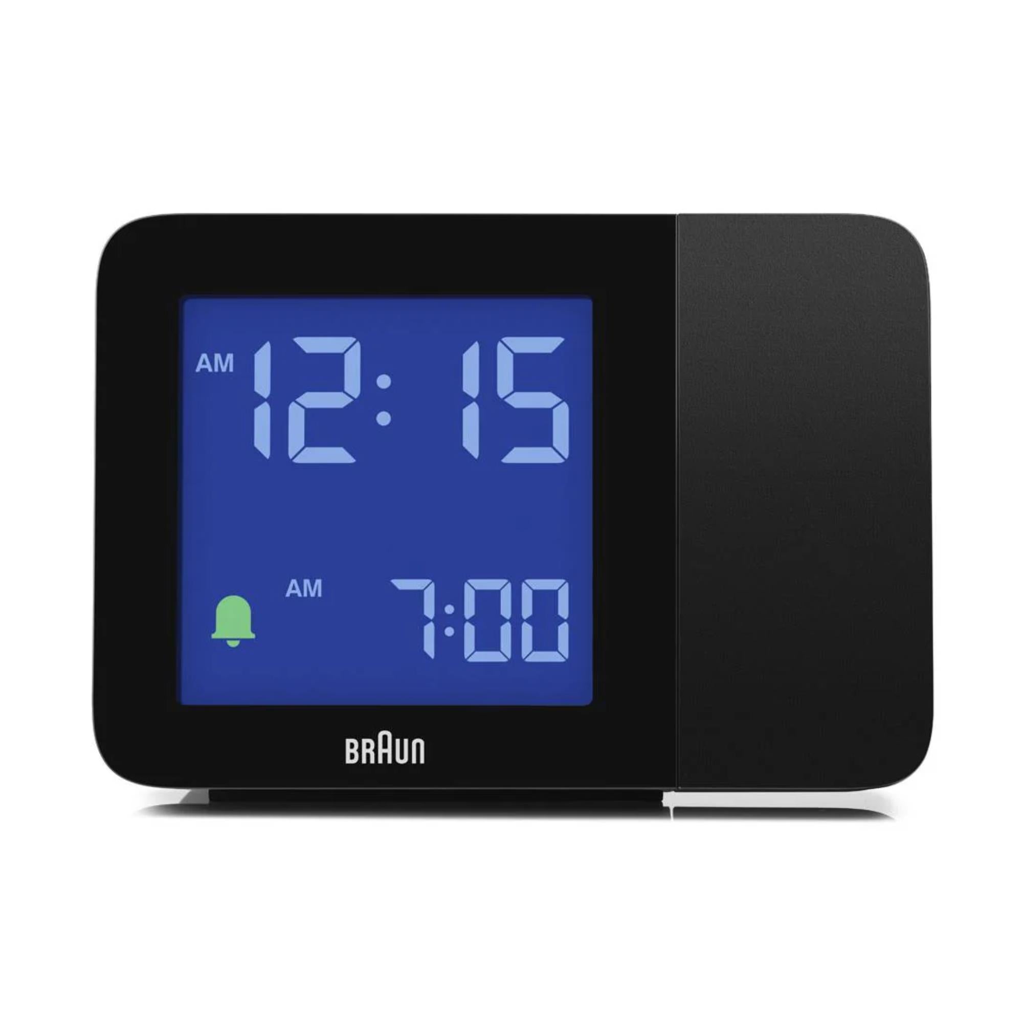 Braun Black Digital Projection Alarm Clock BC15BUK