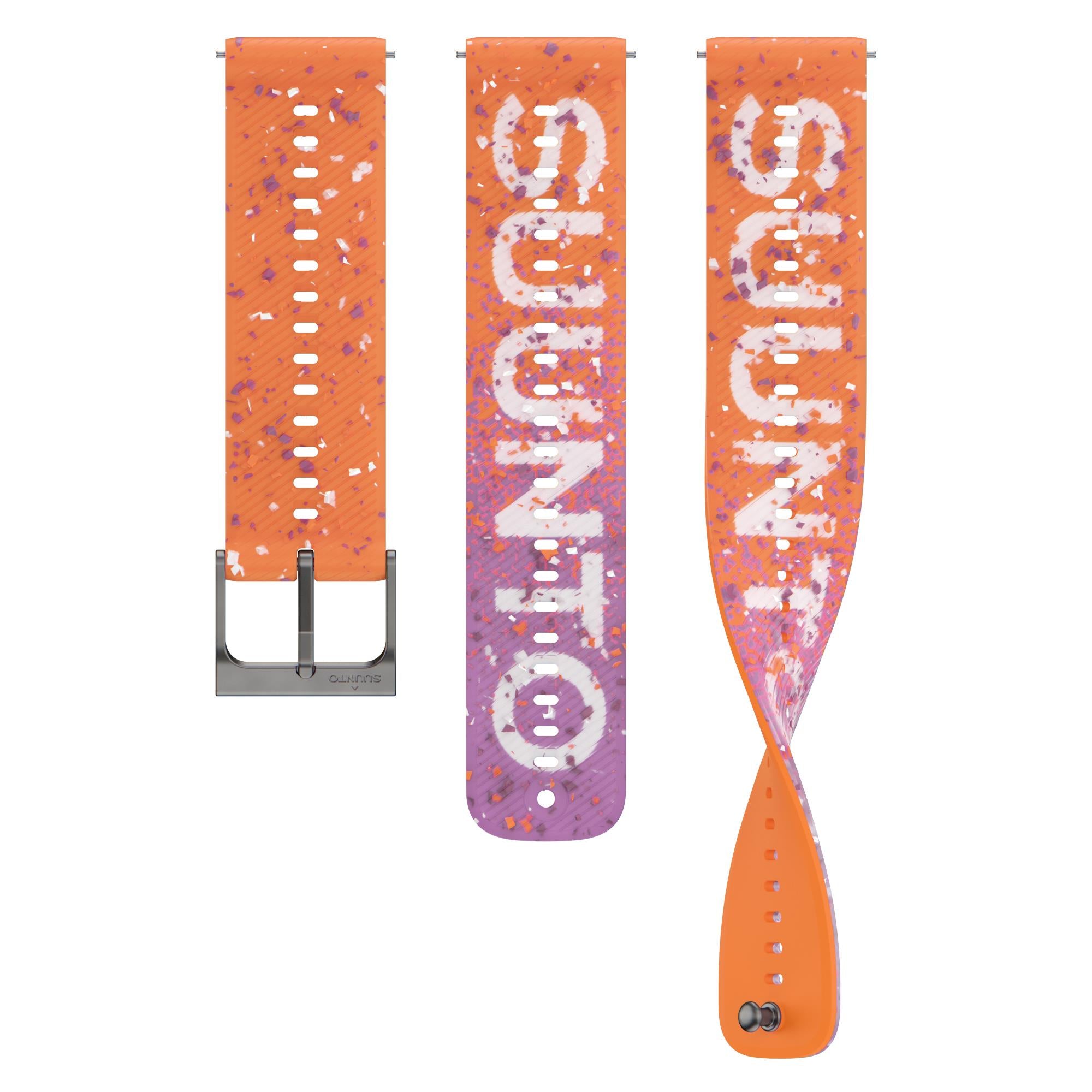 Suunto Athletic Power Orange 6 Silicone Watch Strap SS051071000