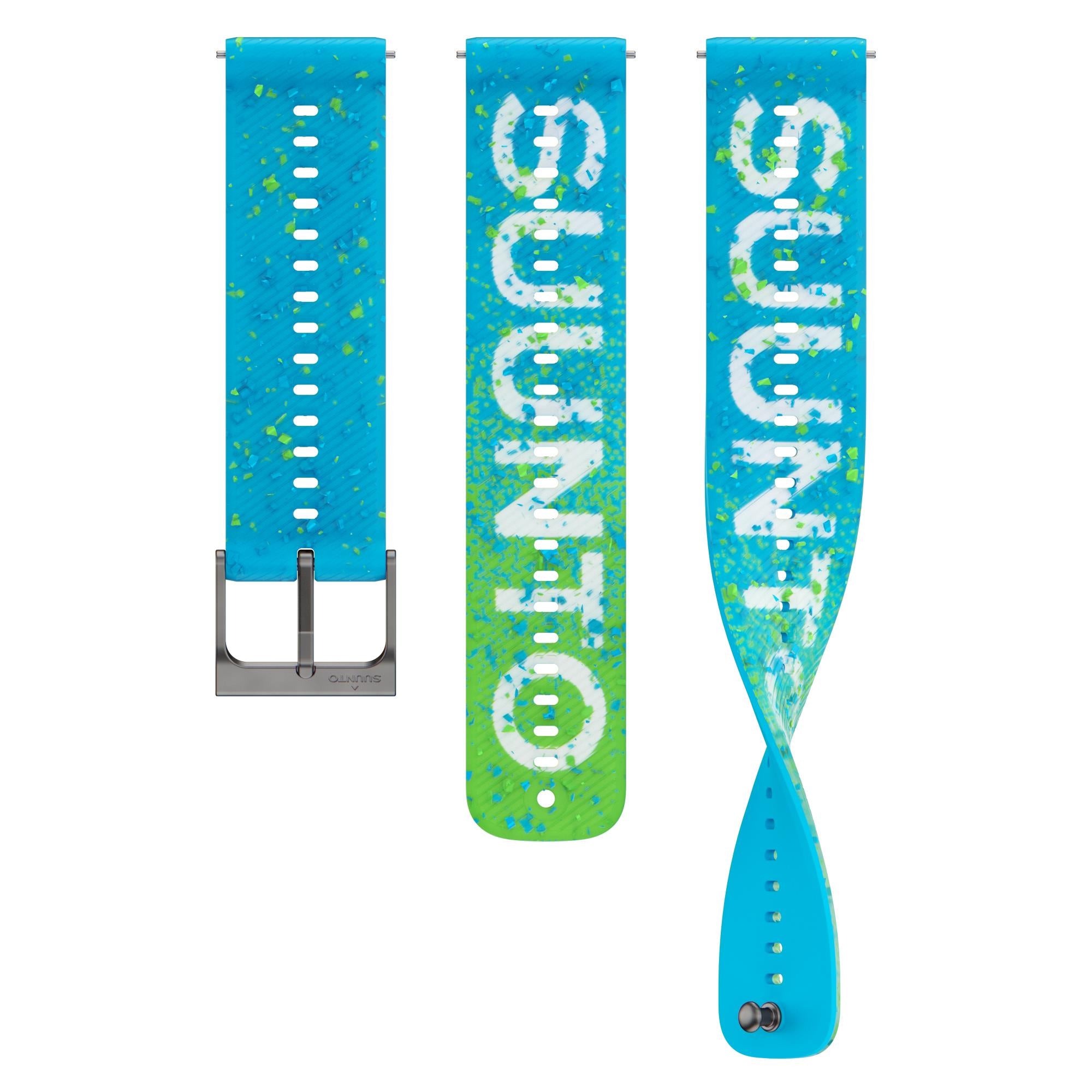 Suunto Athletic Power Blue 6 Silicone Watch Strap SS051070000