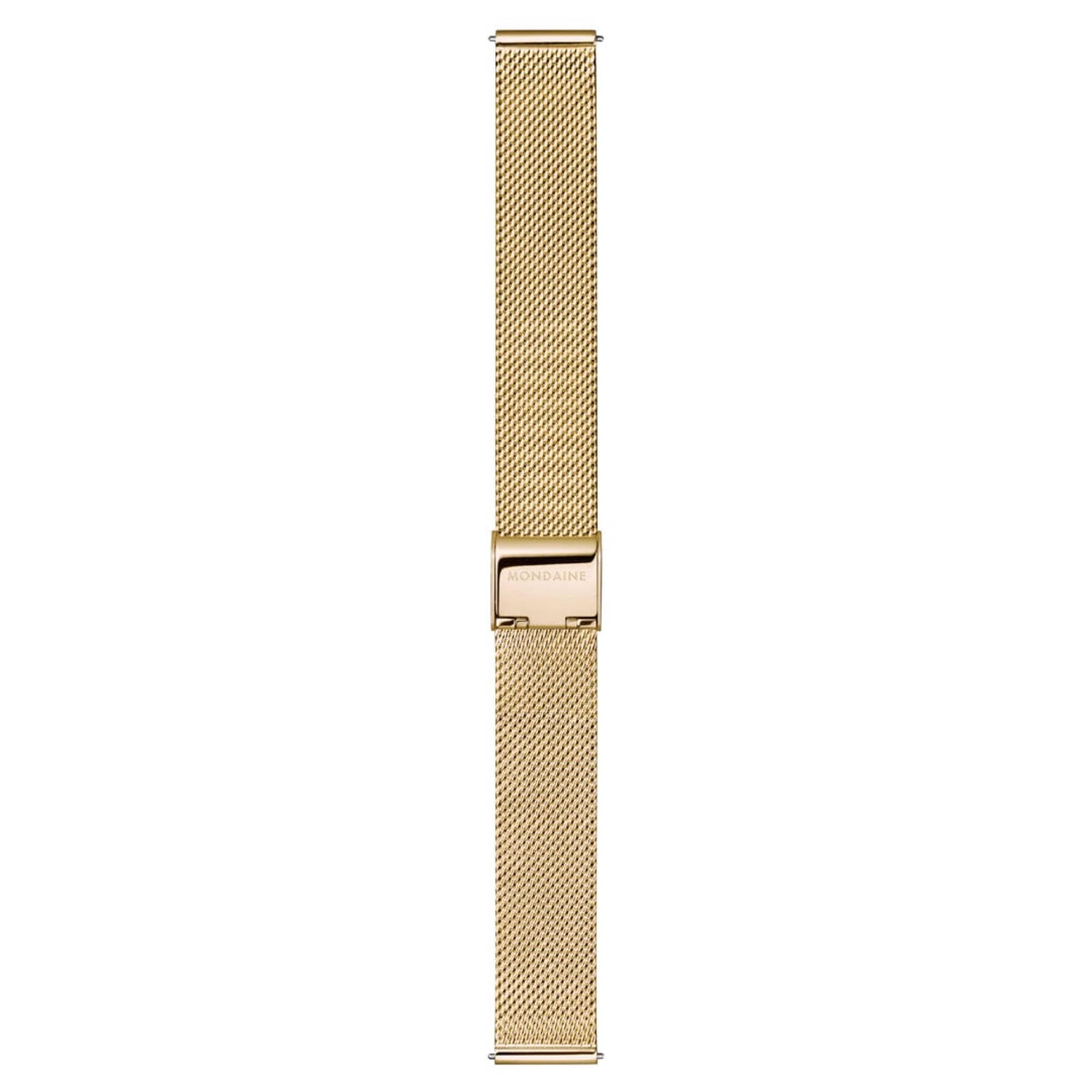 Mondaine Doppio Quartz Off-White Dial Steel Strap Women's Watch MLE.33111.SM