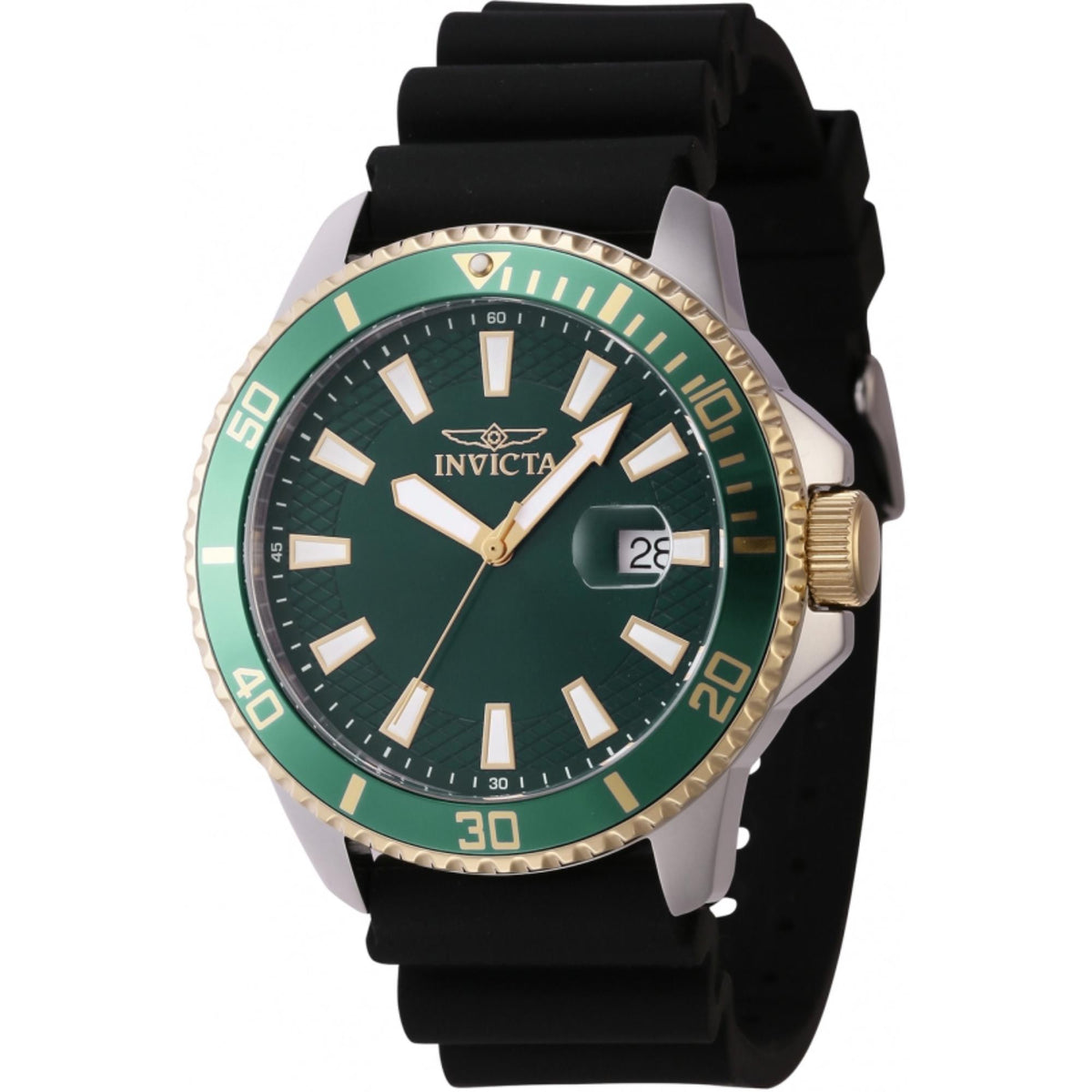Pro Diver Quartz Dial Silicone Strap Watch 46134