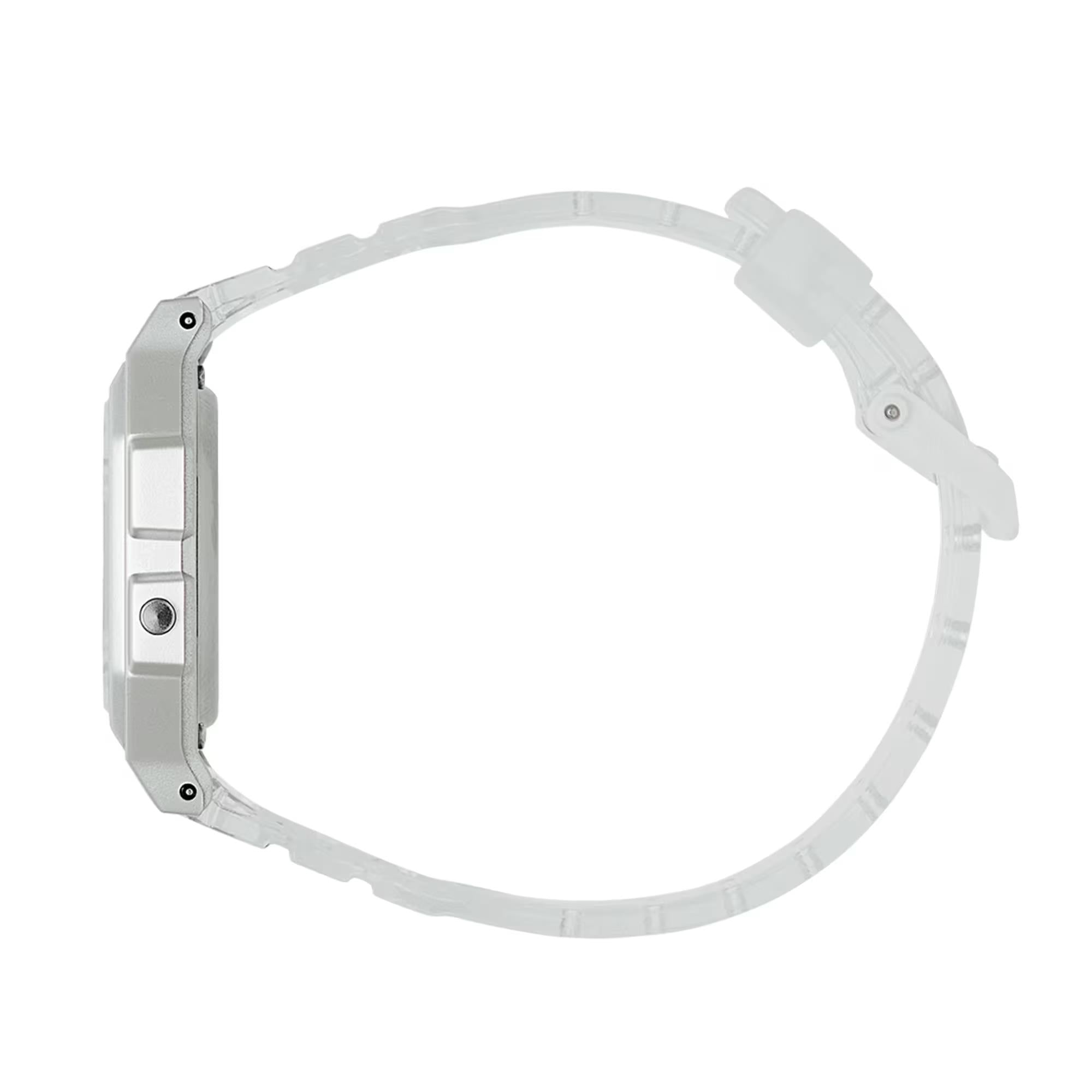 Casio Vintage Digital Quartz Clear Resin Strap Unisex Watch F-91WS-7EF