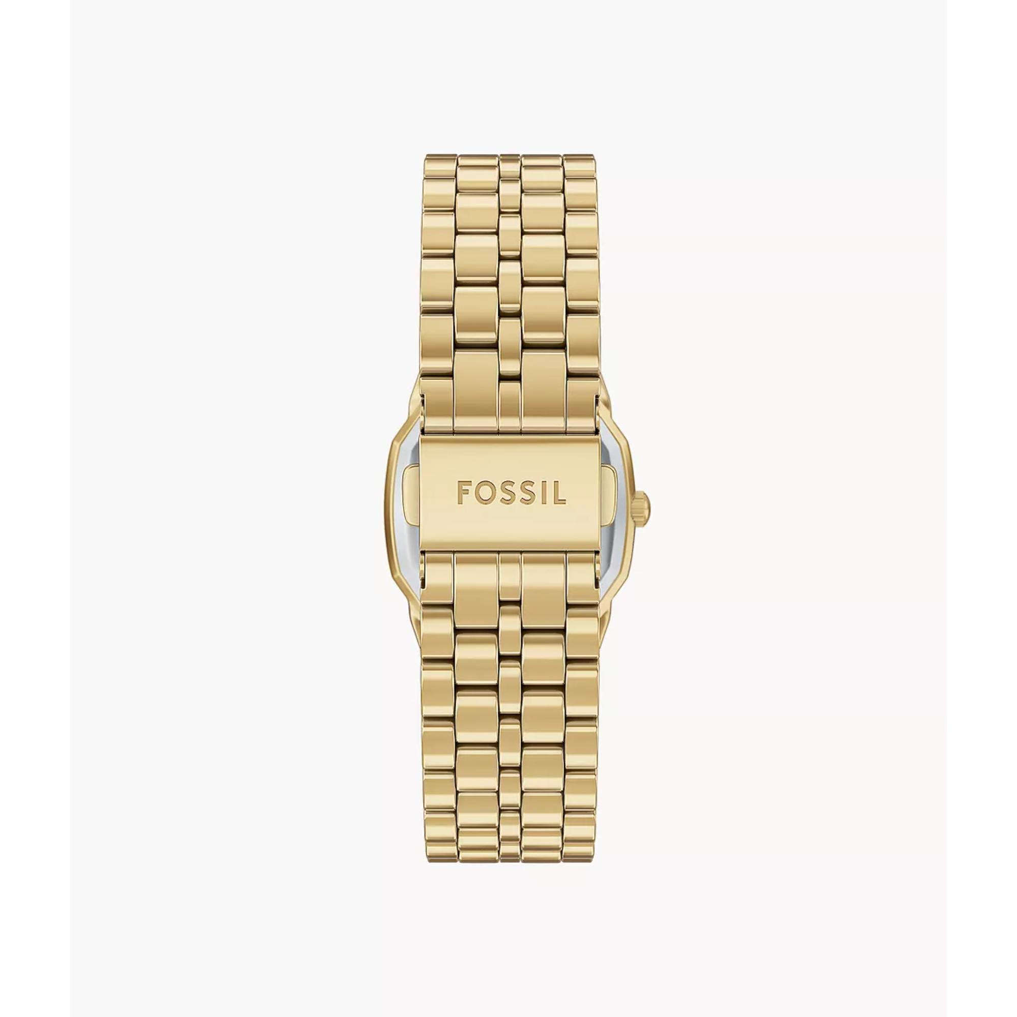 Fossil Harlow Quartz Black Dial Steel Strap Women's Watch ES5433