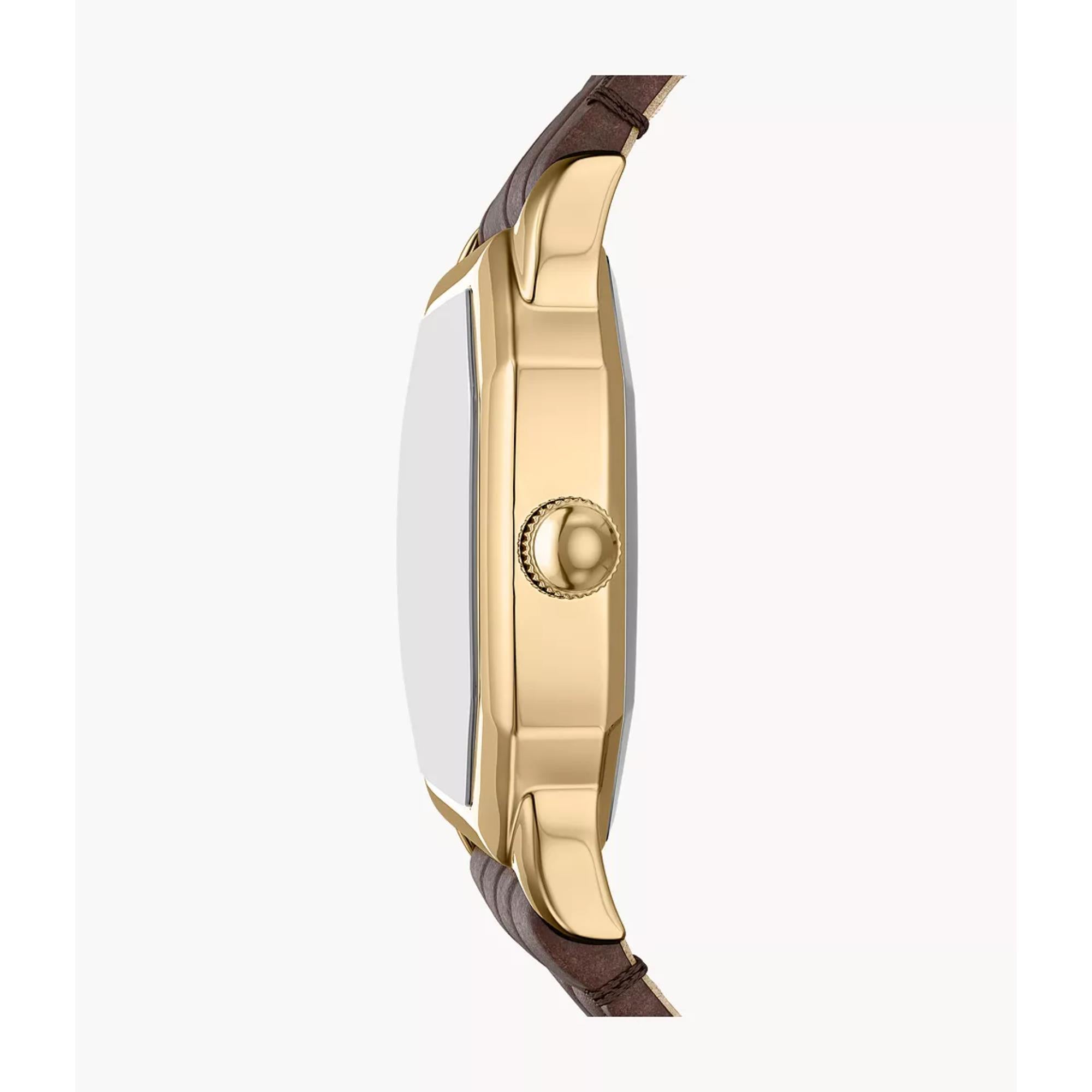 Fossil Harlow Quartz Cream Dial Leather Strap Women's Watch ES5426