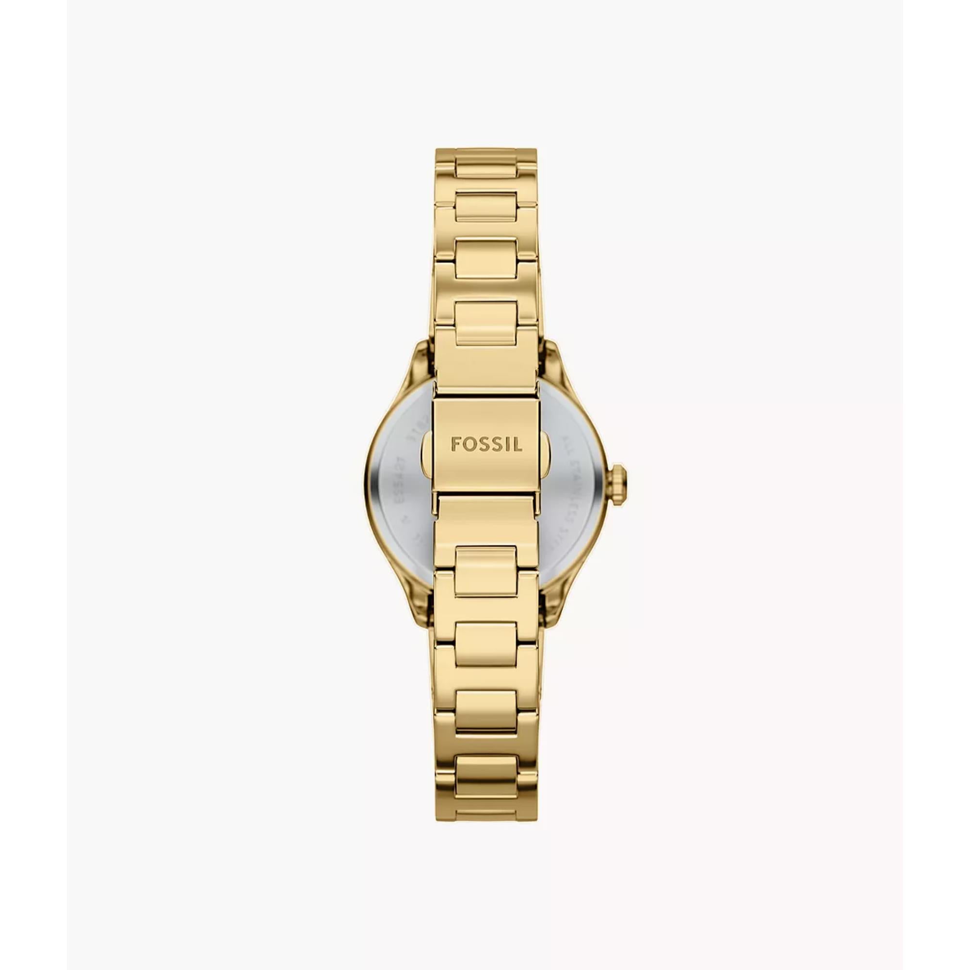 Fossil Gilmore Quartz Silver Dial Steel Strap Women's Watch ES5421