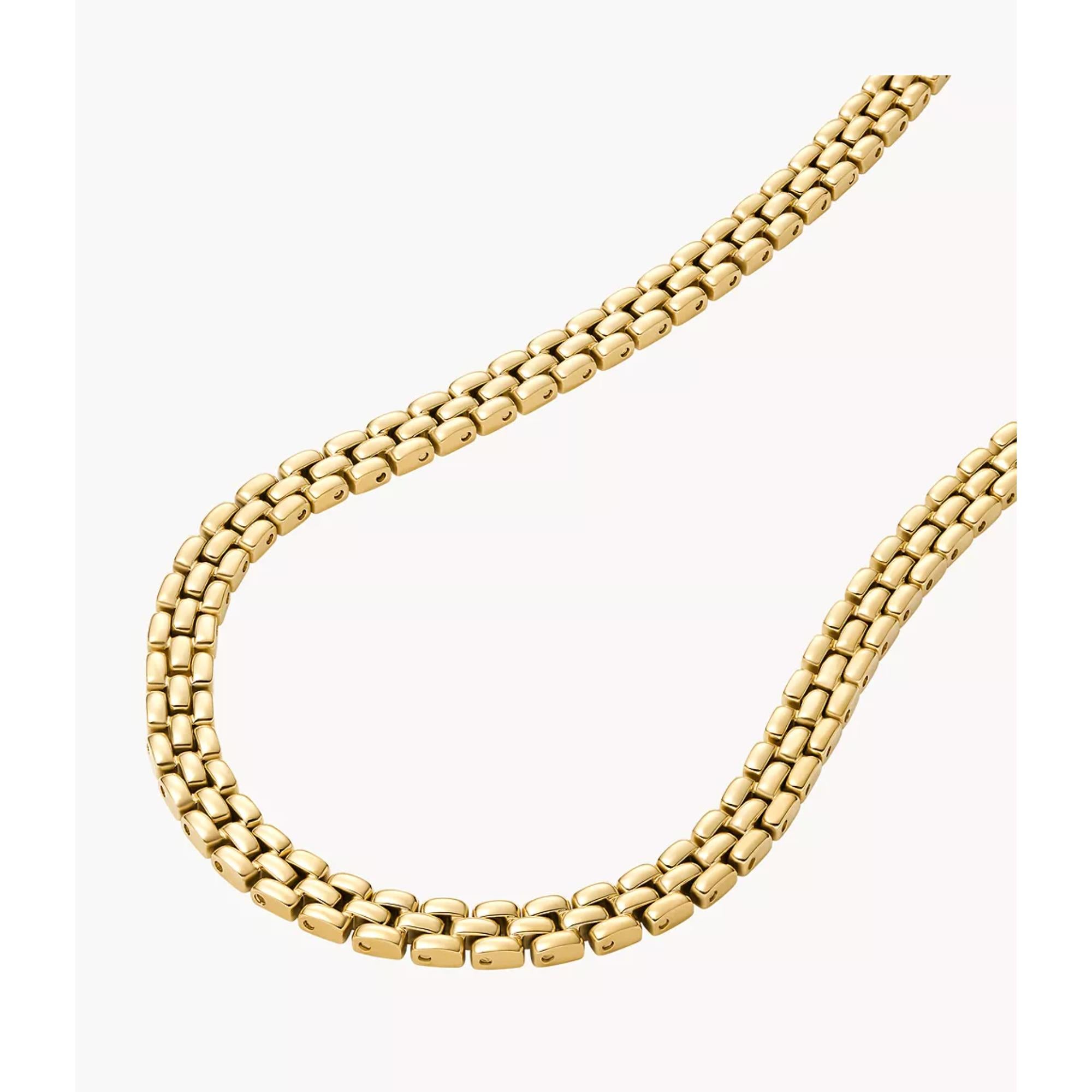 Fossil Arden Links Stainless Steel Chain Unisex Necklace