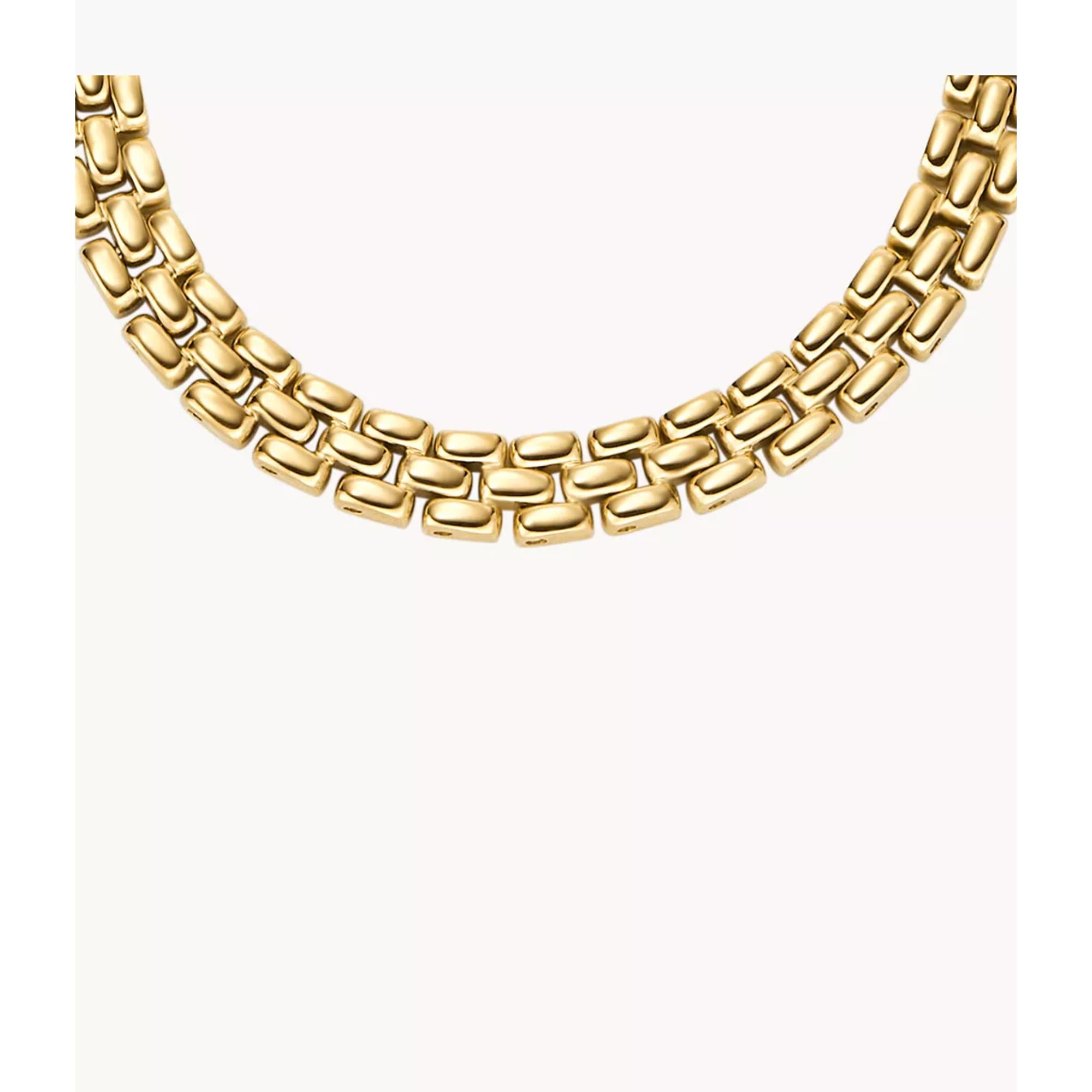 Fossil Arden Links Stainless Steel Chain Unisex Necklace