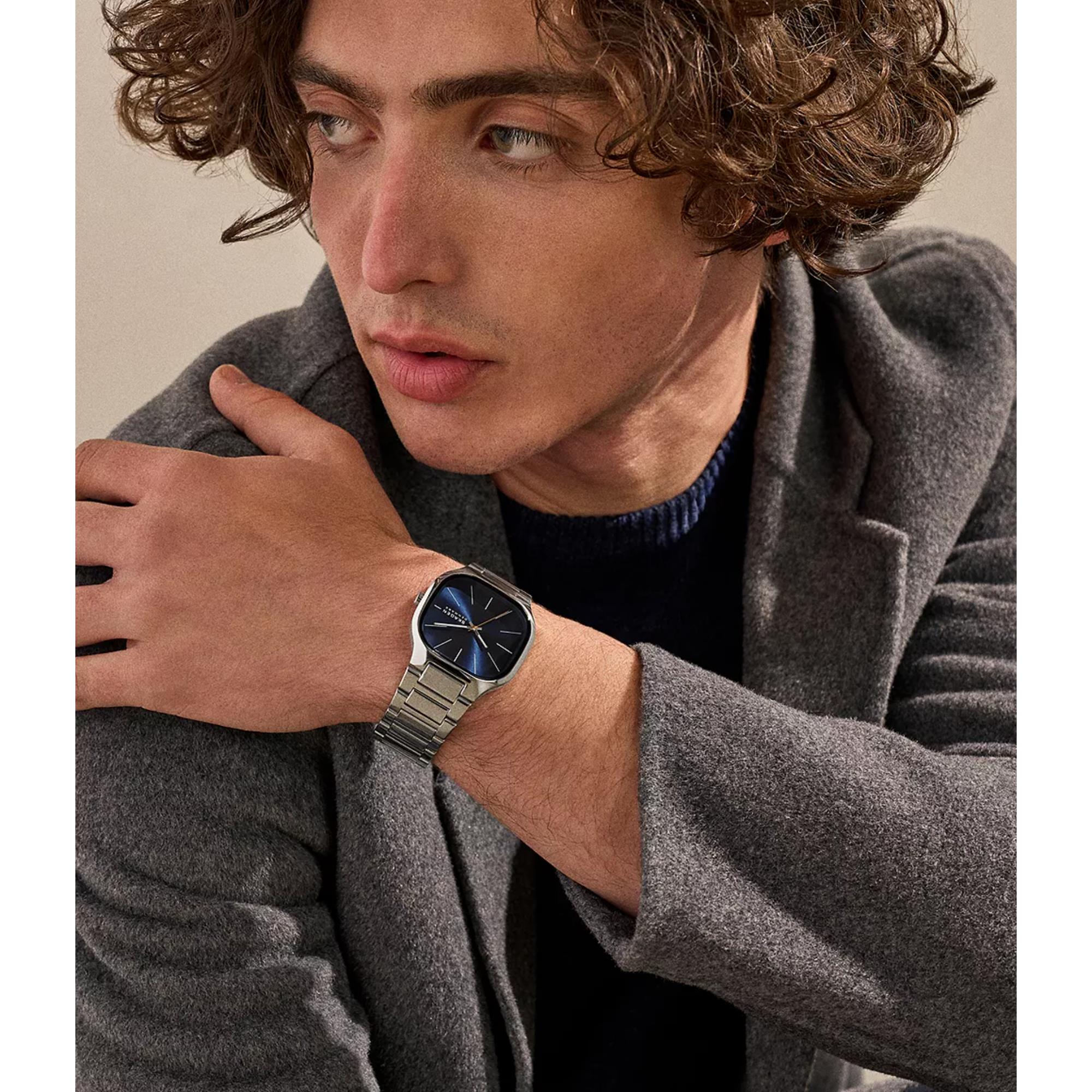Skagen Mellem Quartz Blue Dial Steel Strap Men's Watch SKW6946