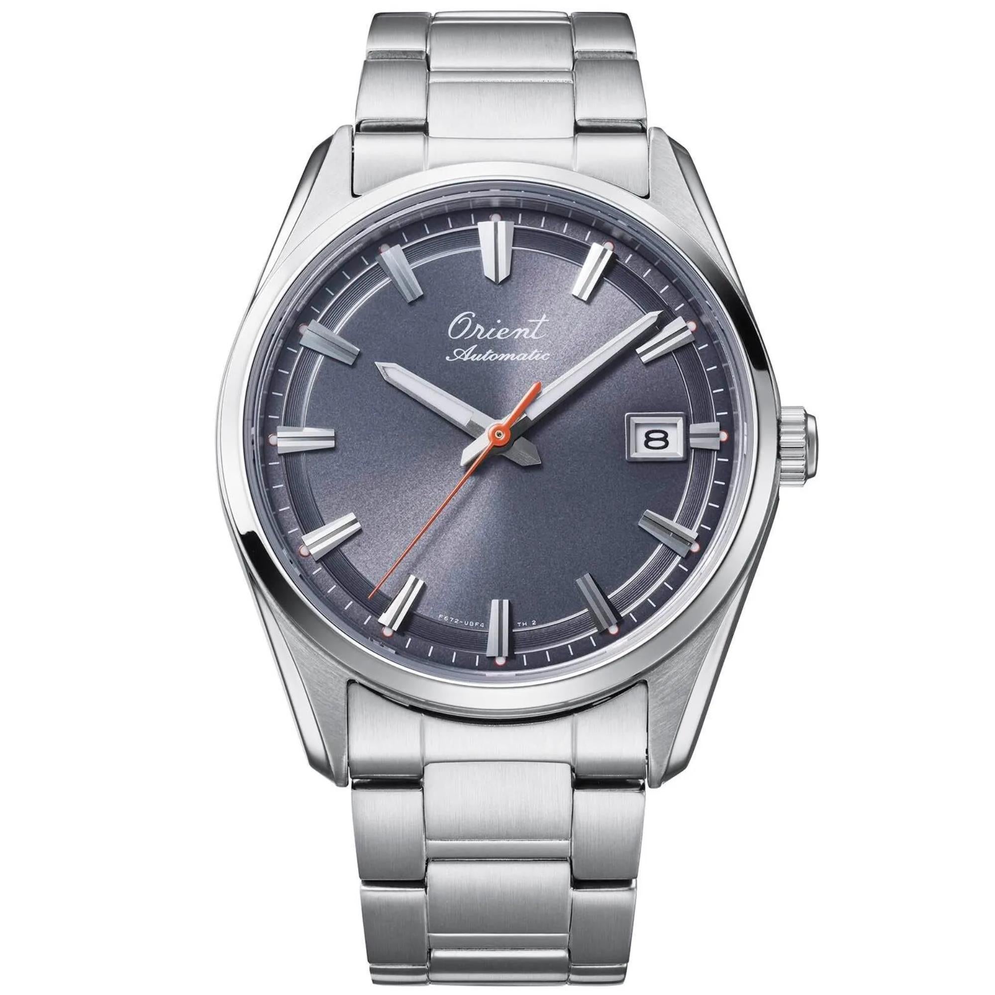 Orient Contemporary Stretto Date 75th Anniversary Limited Edition Grey Dial Men's Watch RA-AC0R04N30B
