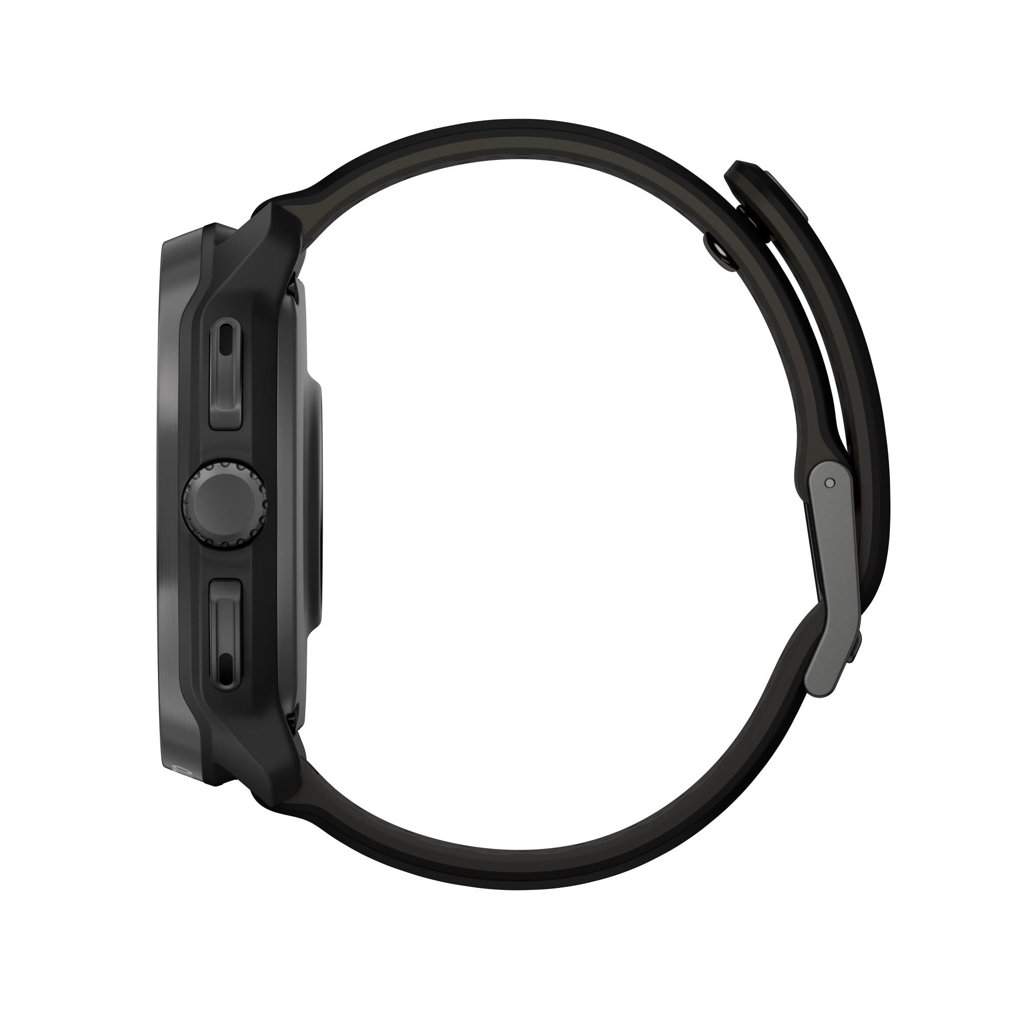 Suunto Race 2 Titanium Black AMOLED Digital Silicone Strap Unisex Smart Fitness Watch SS051202000