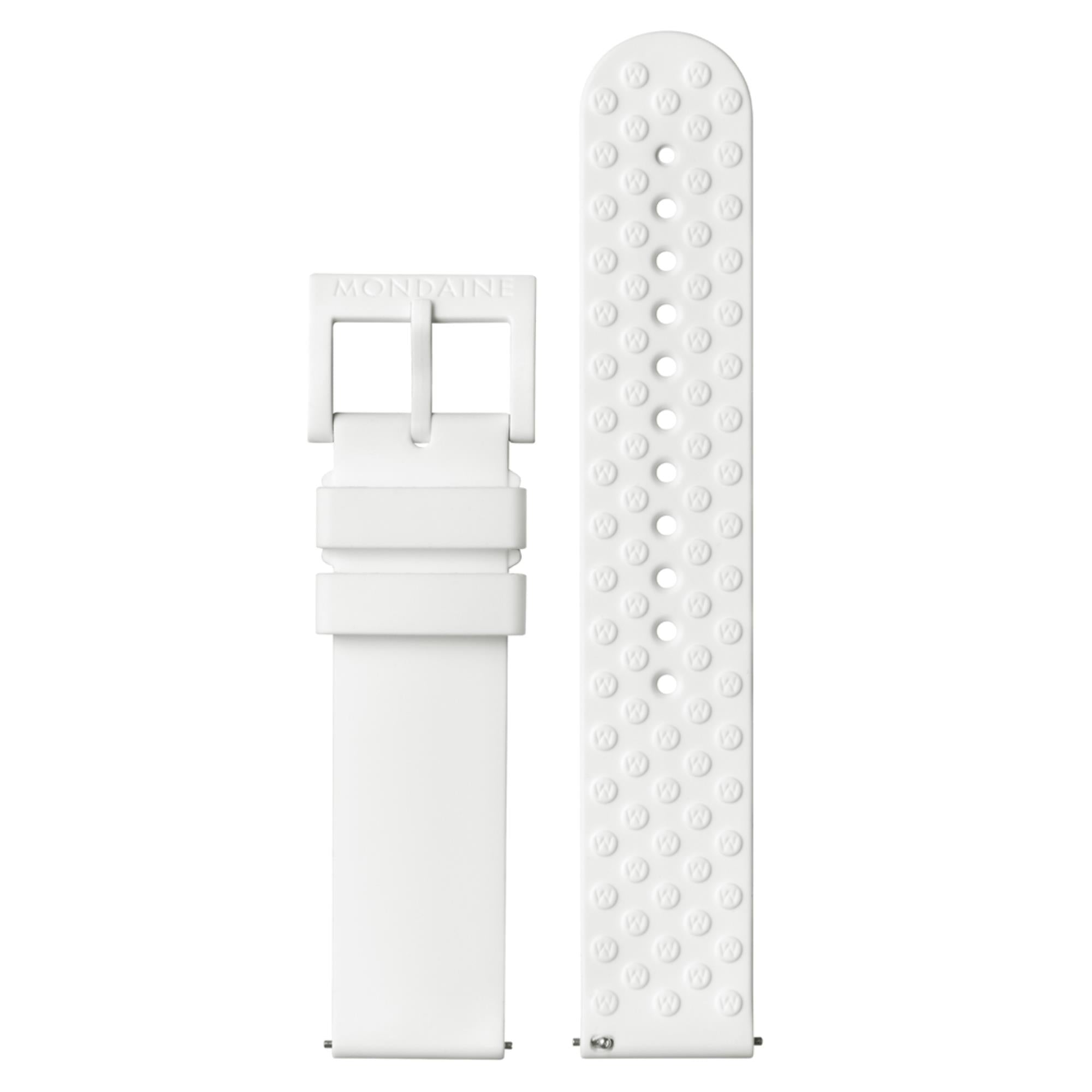 Mondaine Essence Quartz White Dial Silicone Strap Men's Watch MS1.41110.RA
