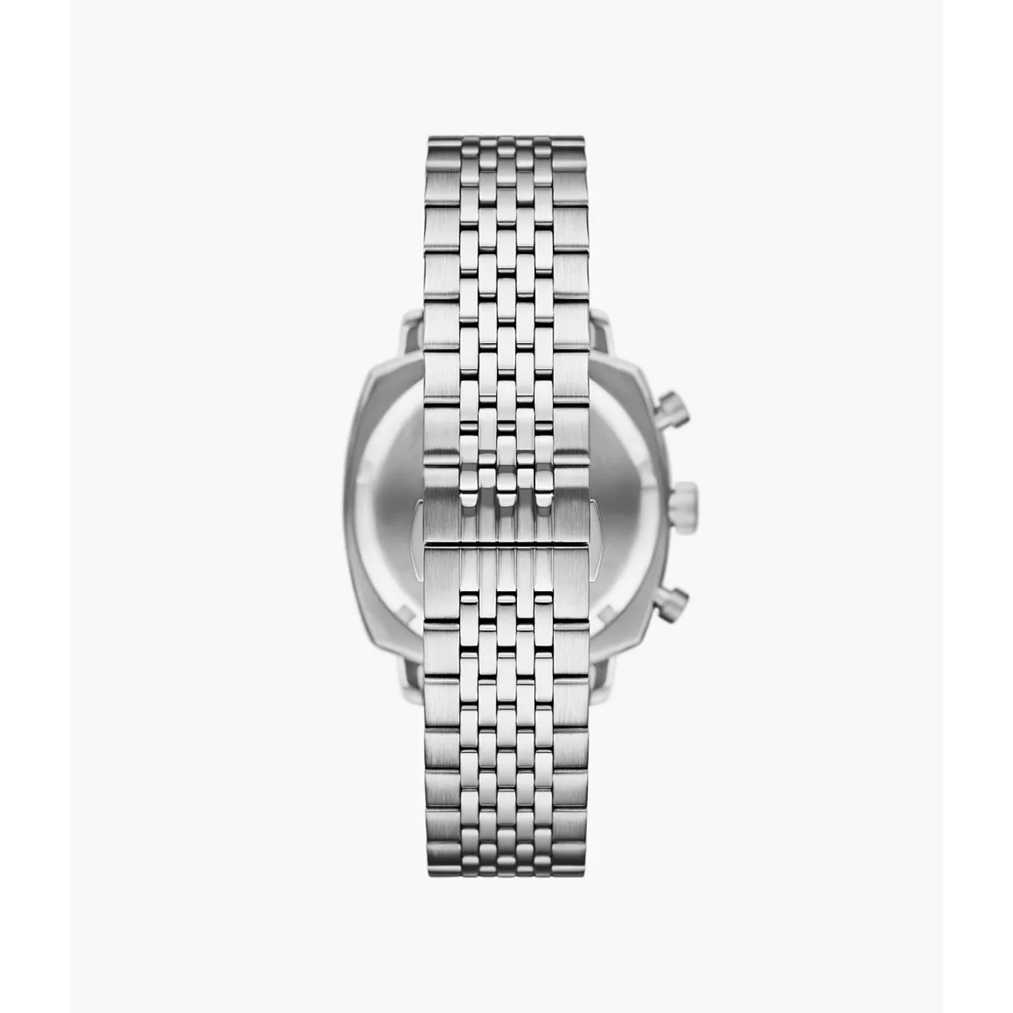 Emporio Armani Carlo Chronograph Blue Dial Steel Strap Men's Watch AR11688