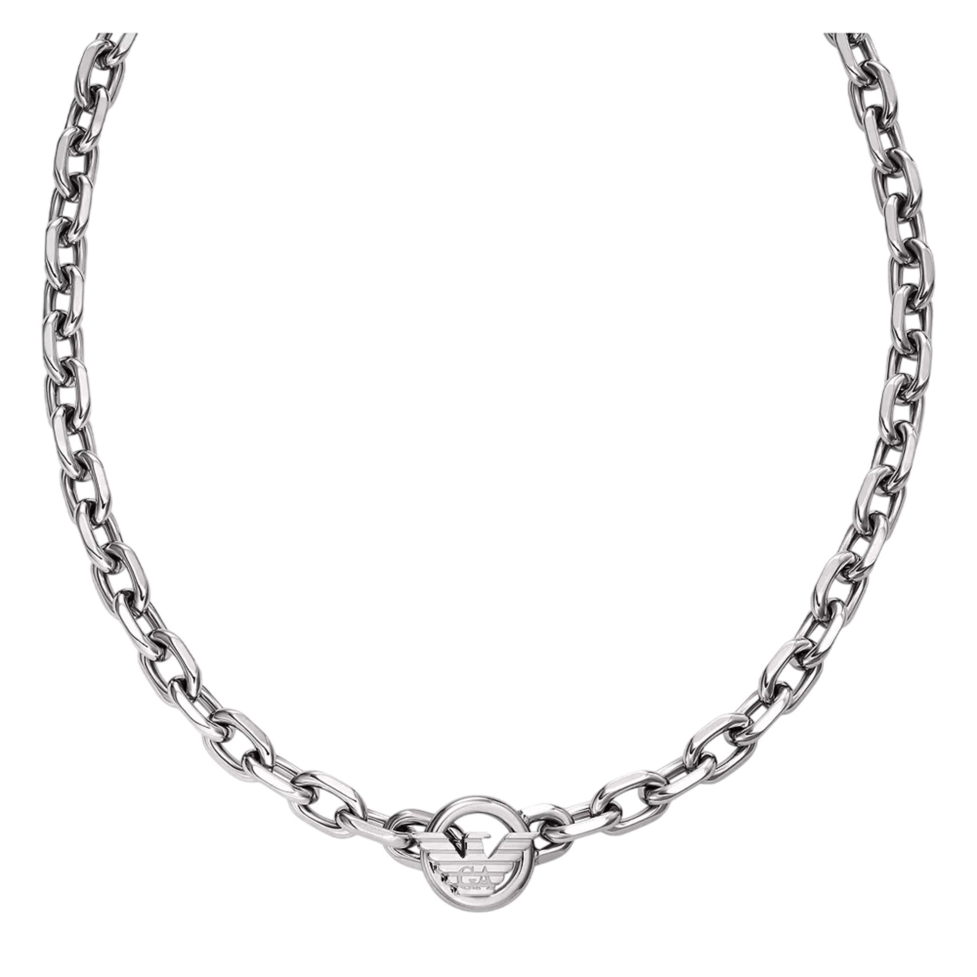 Emporio Armani Stainless Steel ID Men's Necklace EGS3235040