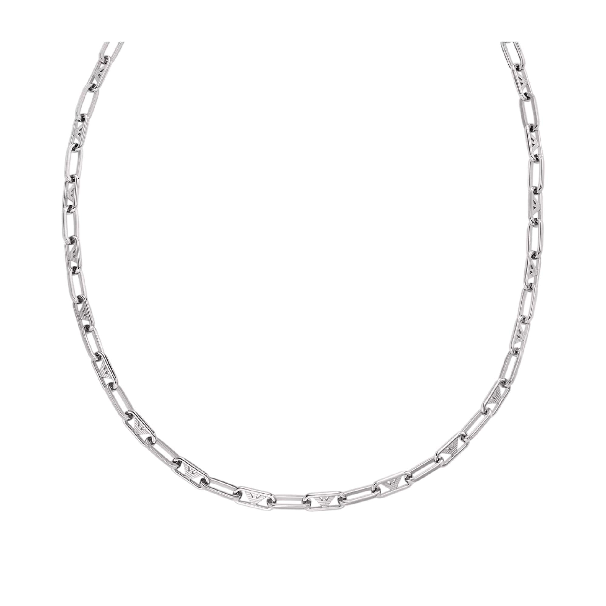 Emporio Armani Stainless Steel Chain Men's Necklace EGS3248040