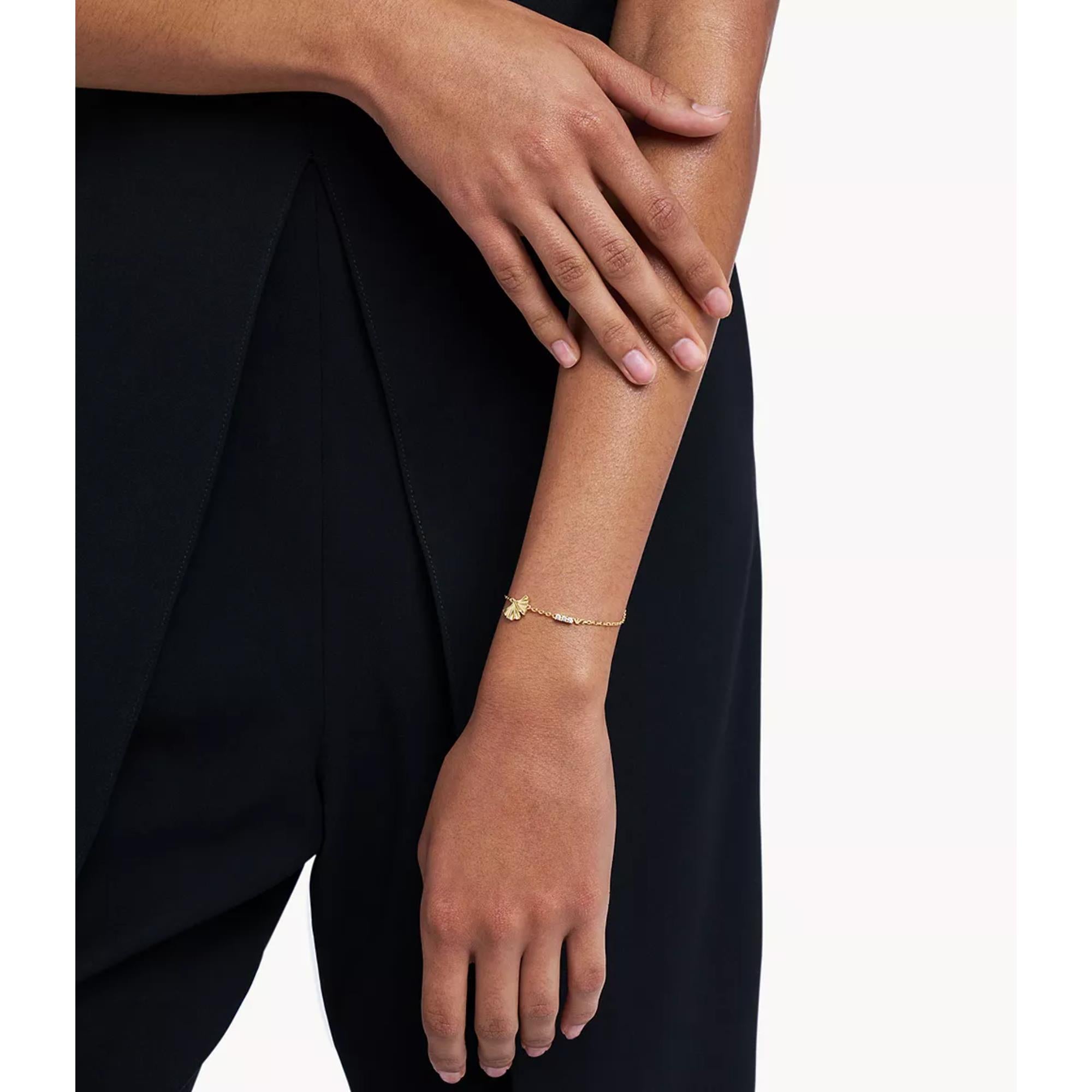 Emporio Armani Gold-Tone Brass ID Women's Bracelet EGS3263710