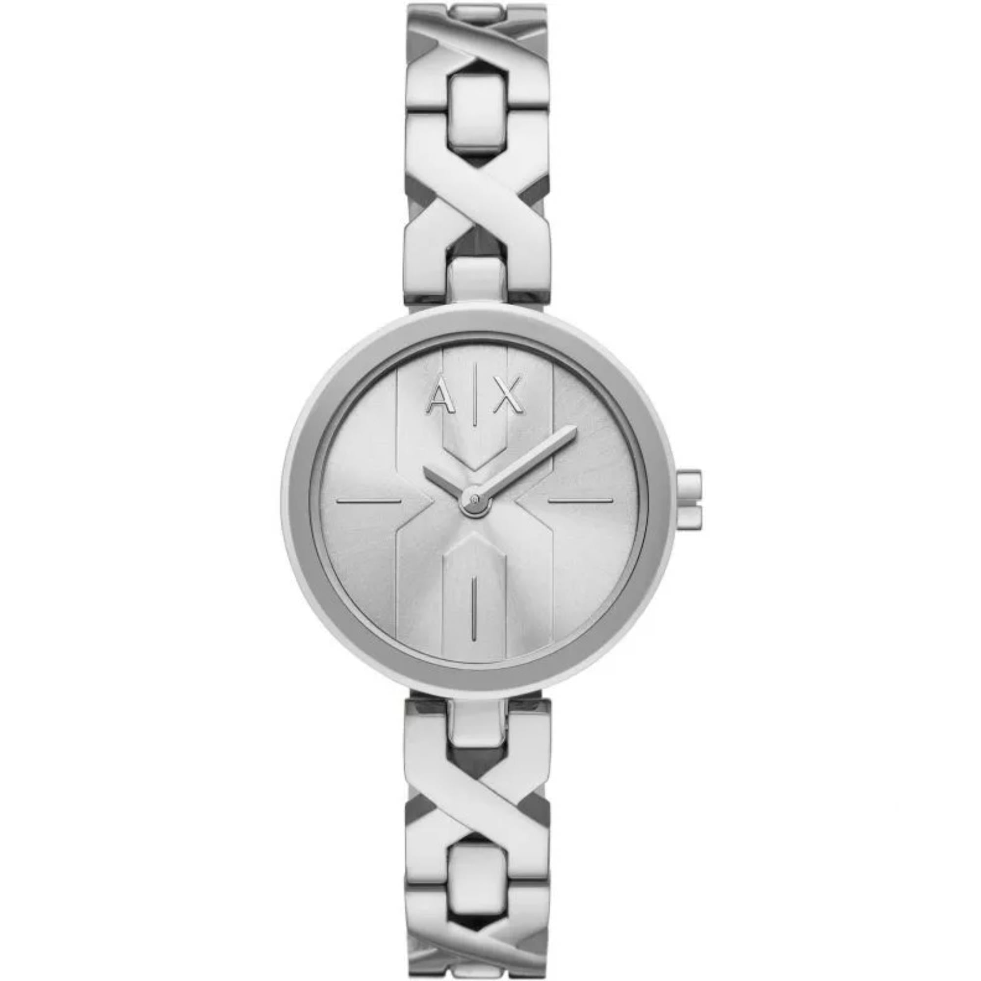 Armani Exchange Ava Quartz Silver Dial Steel Strap Women's Watch AX5830
