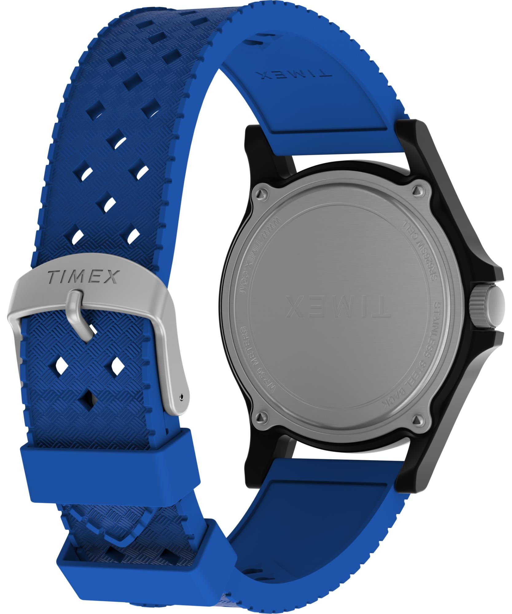 Timex Main Street NASA Artemis Quartz White Dial Silicone Strap Unisex Watch TW2Y13100