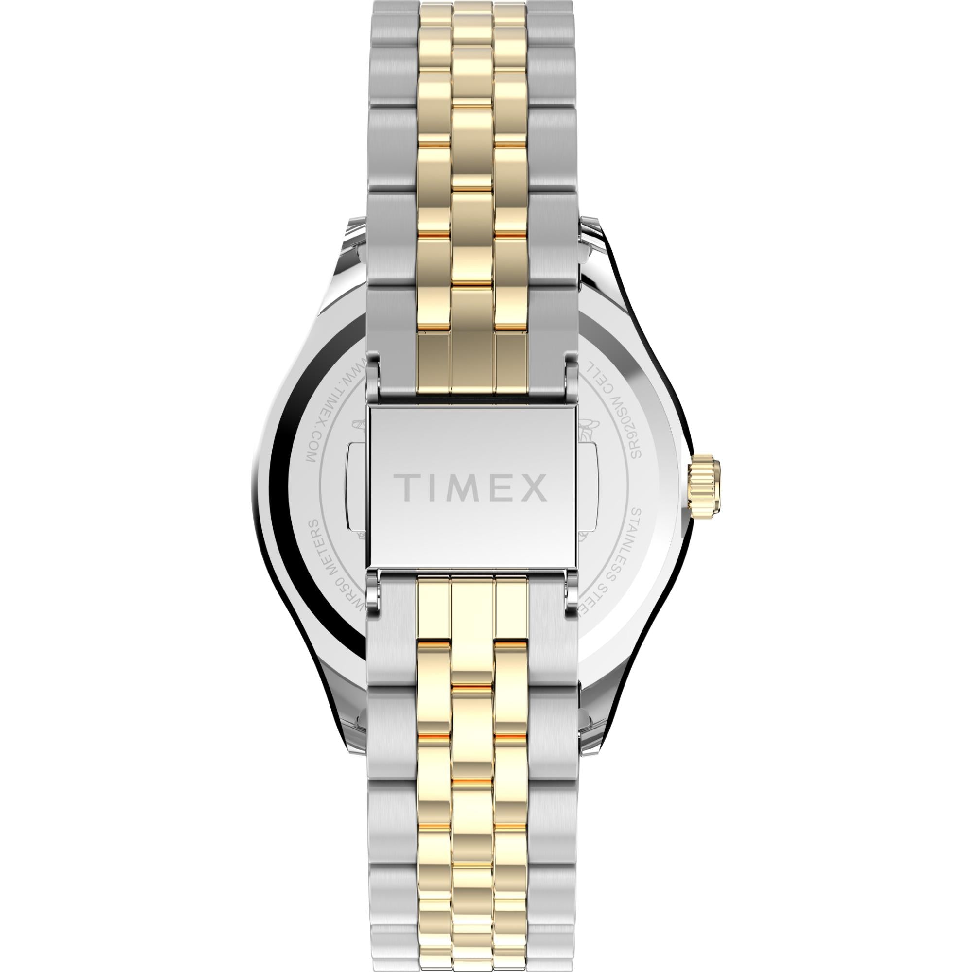 Timex X Peanuts Legacy Bowtie Quartz White Dial Steel Strap Women's Watch TW2Y11100